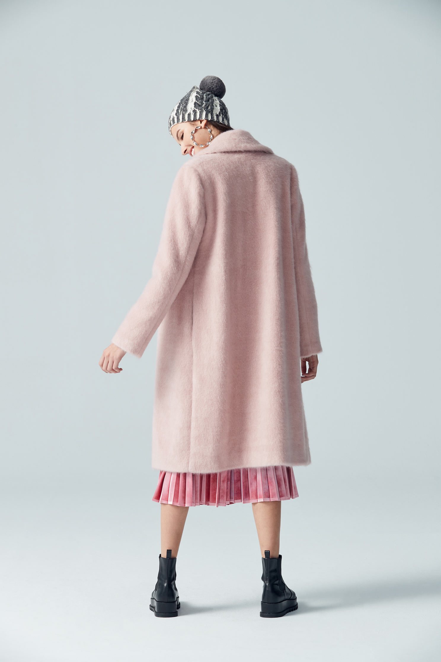 pink ladies popular pairy coat,外套,Long Coat,long coat,長袖外套