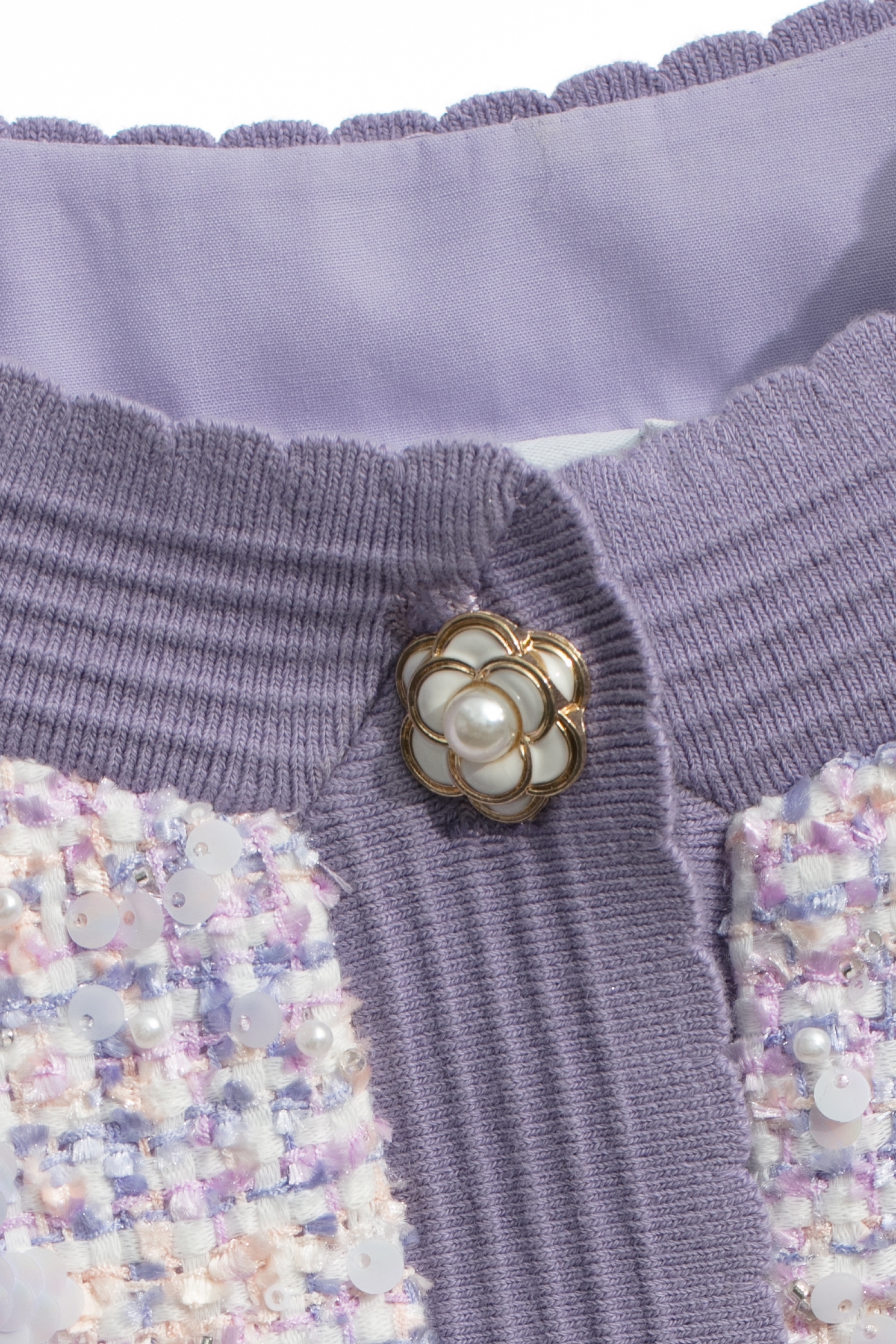 輕柔薰衣草花呢紗外套輕柔薰衣草花呢紗外套,一般外套,人氣商品,外套,小香風,時髦成套搭配,秋冬穿搭