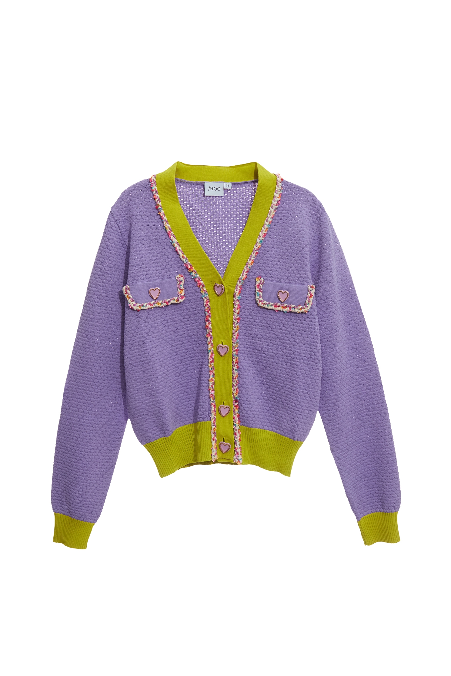 小香風五彩鑲邊針織外套小香風五彩鑲邊針織外套,一般外套,外套,小香風,毛呢花呢,派對特輯,秋冬穿搭,針織,針織外套