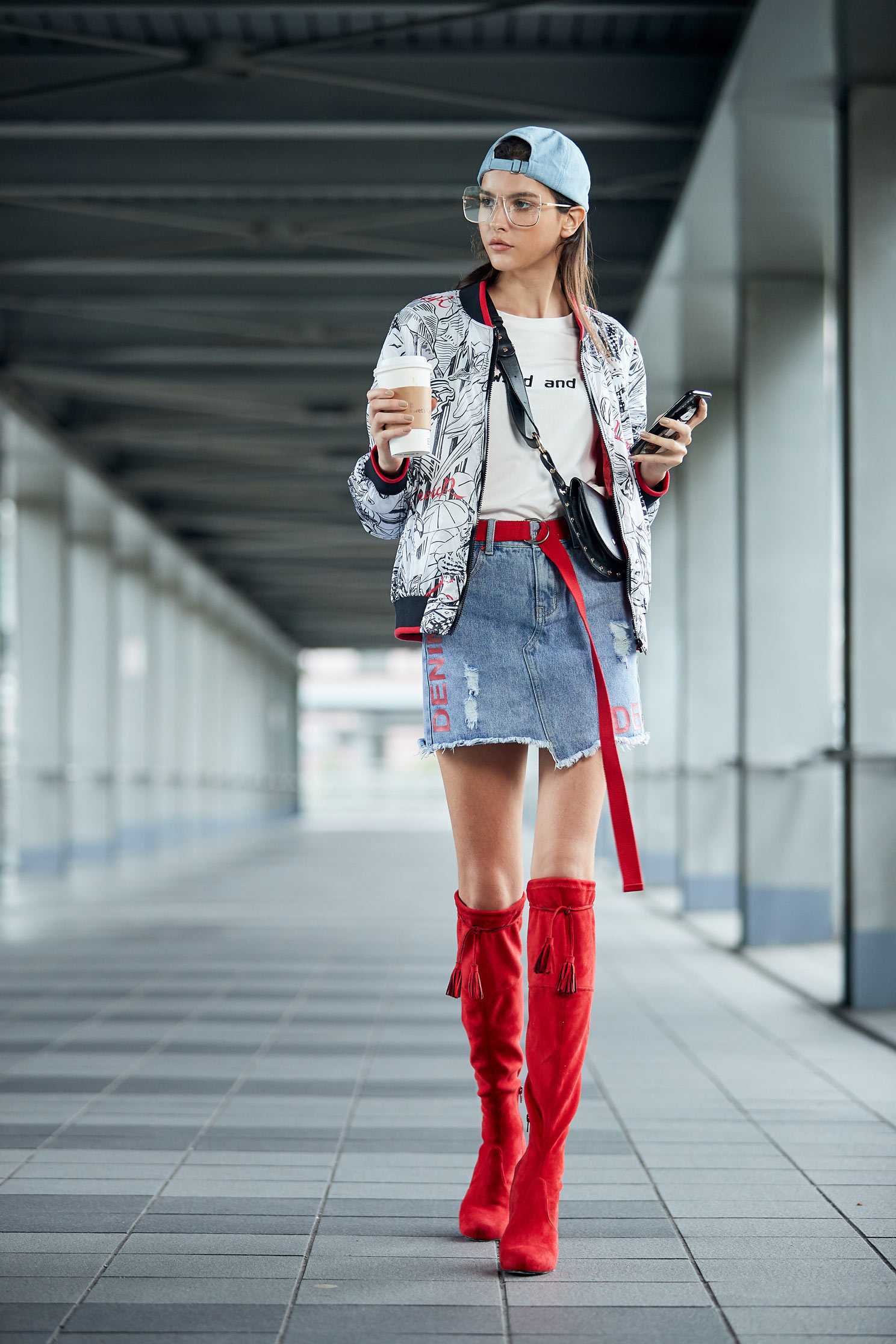 printed bomber jacket high fashion,jacket,outerwear,longsleeveouterwear