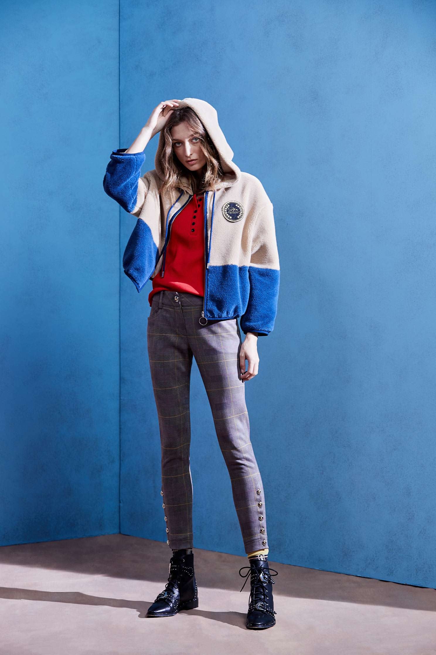 FAUX SHEARLING COAT,COLD FOR WINTER,Earth Signs,外套,Hoodie Jacket,長袖外套