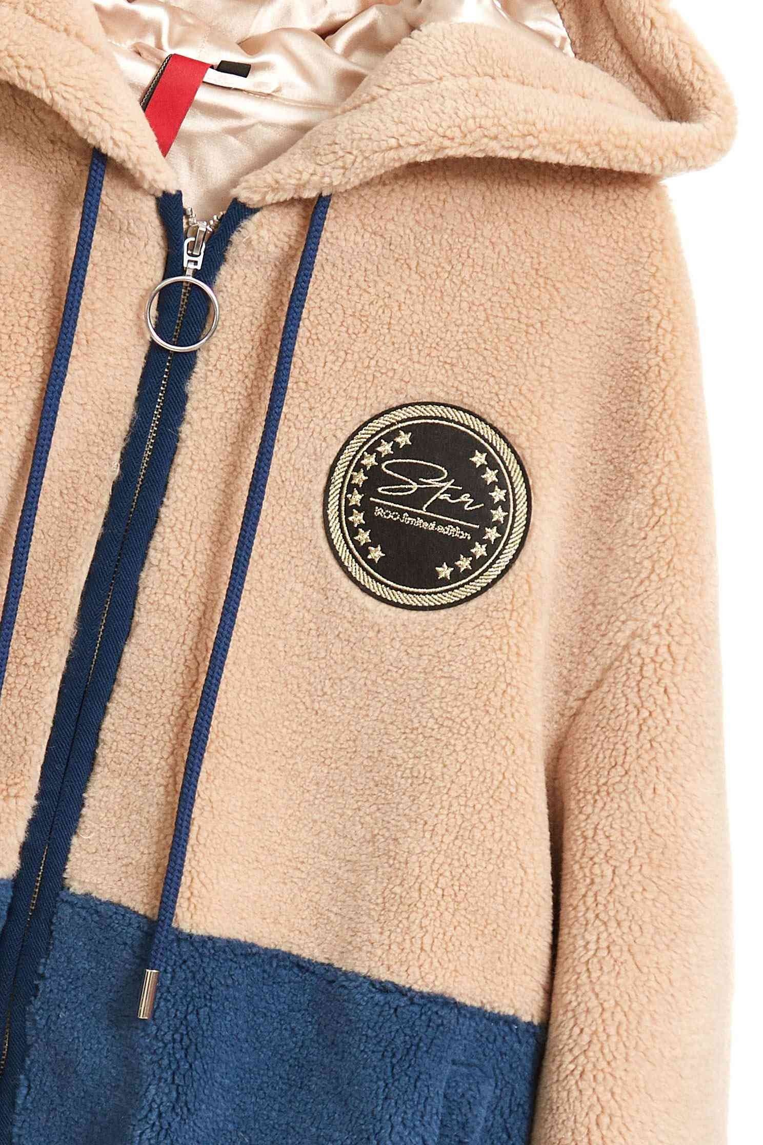 FAUX SHEARLING COAT,COLD FOR WINTER,Earth Signs,外套,Hoodie Jacket,長袖外套