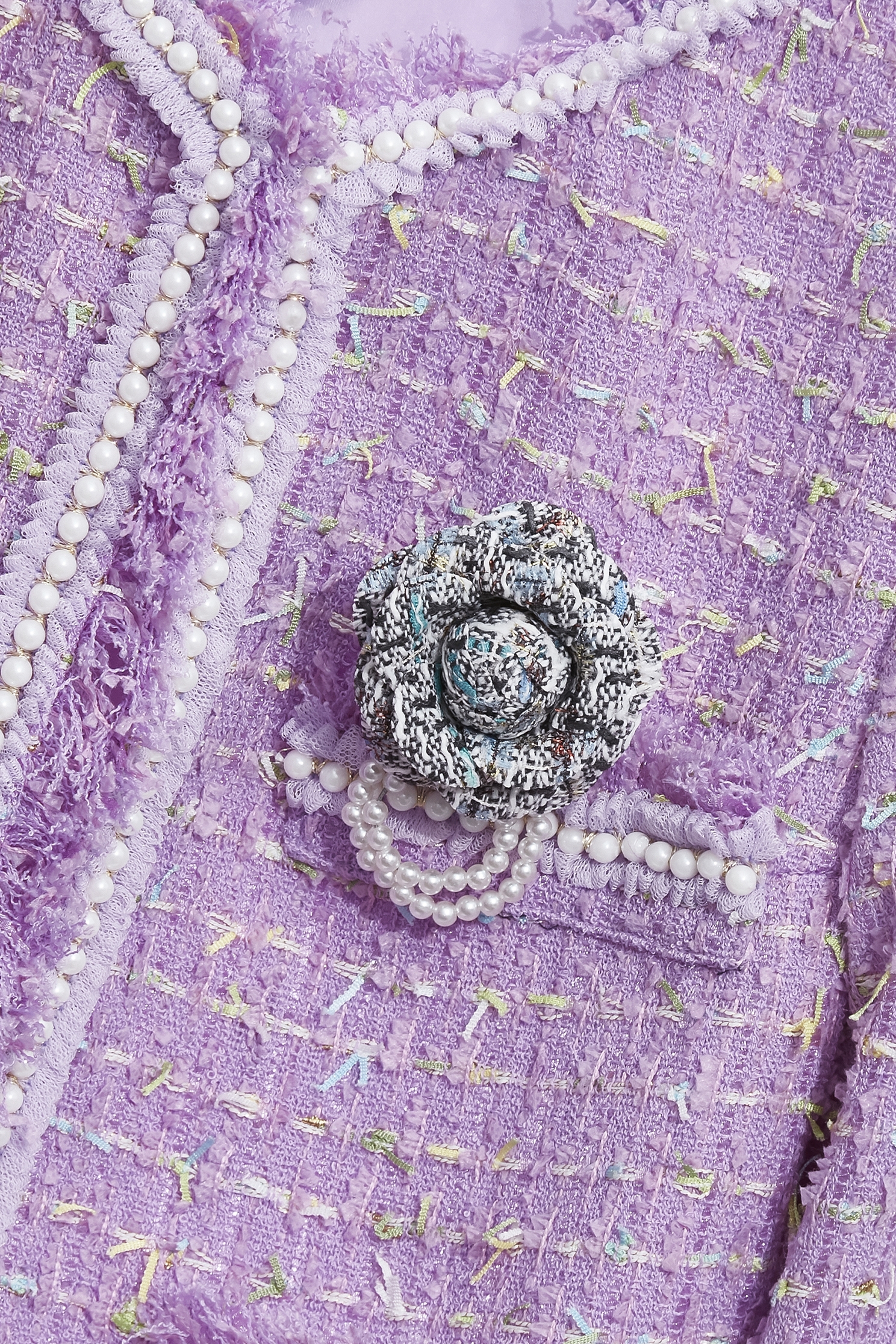 小香風泡泡粉花呢紗外套小香風泡泡粉花呢紗外套,一般外套,全部外套,小香風外套,珍珠,秋冬穿搭,針織外套