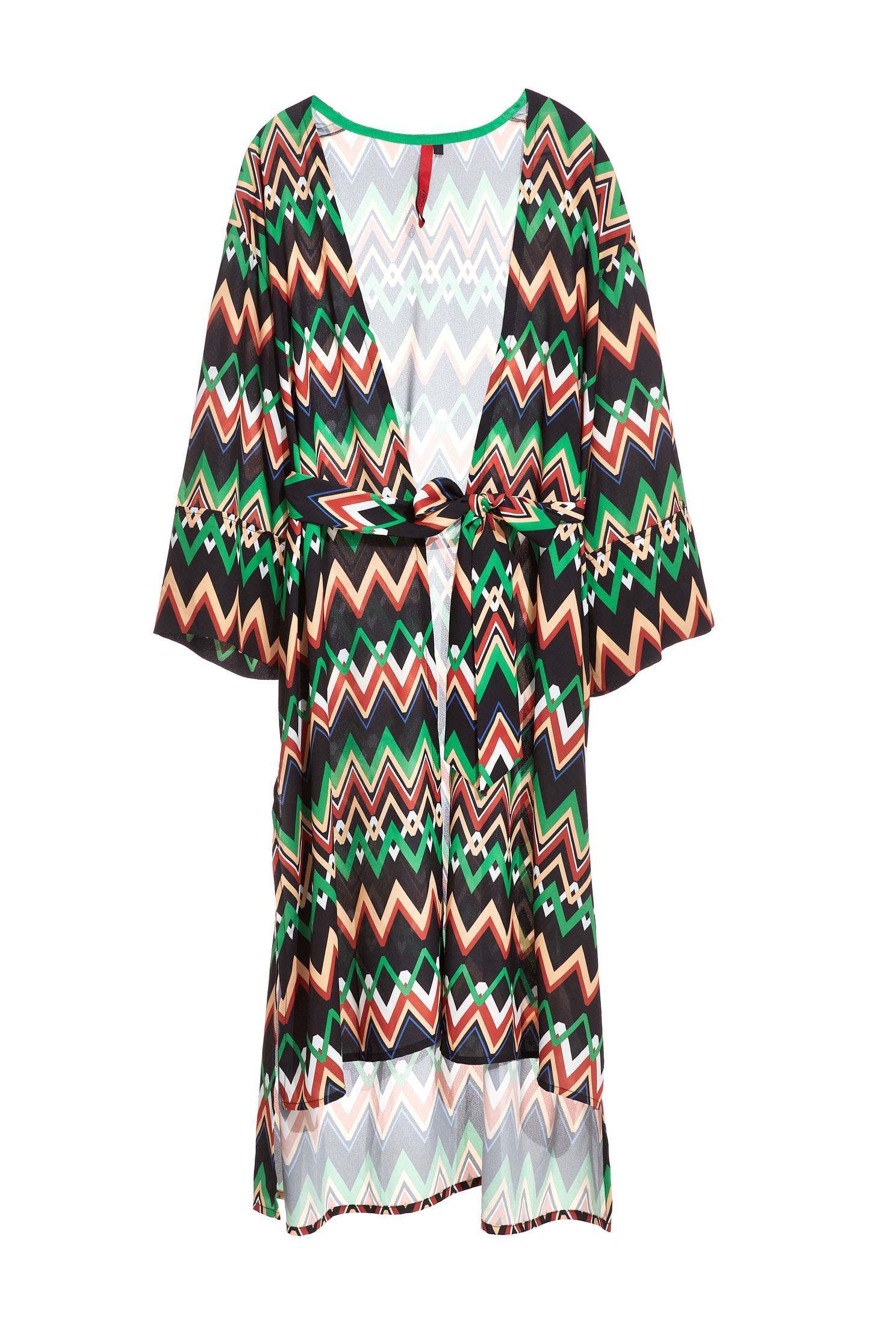 Ripple Totem Fashion Long Sleeve Jacket,外套,Cardigan,long coat,長袖外套