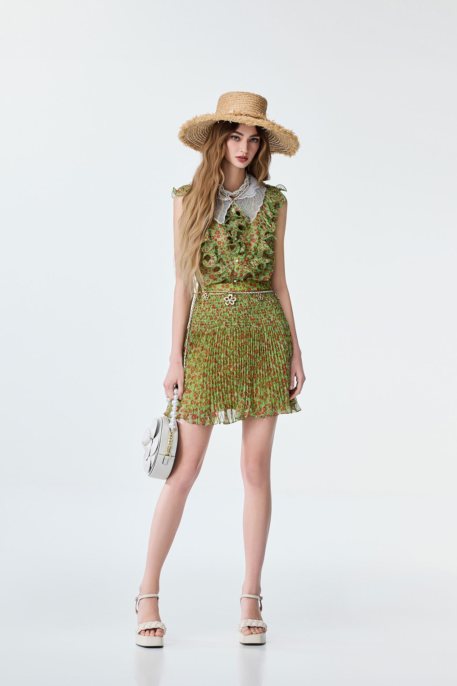 童話花園雪紡印花短裙童話花園雪紡印花短裙,人氣商品,春夏穿搭,時髦成套搭配,短裙,約會特輯,花花世界,雪紡,雪紡裙