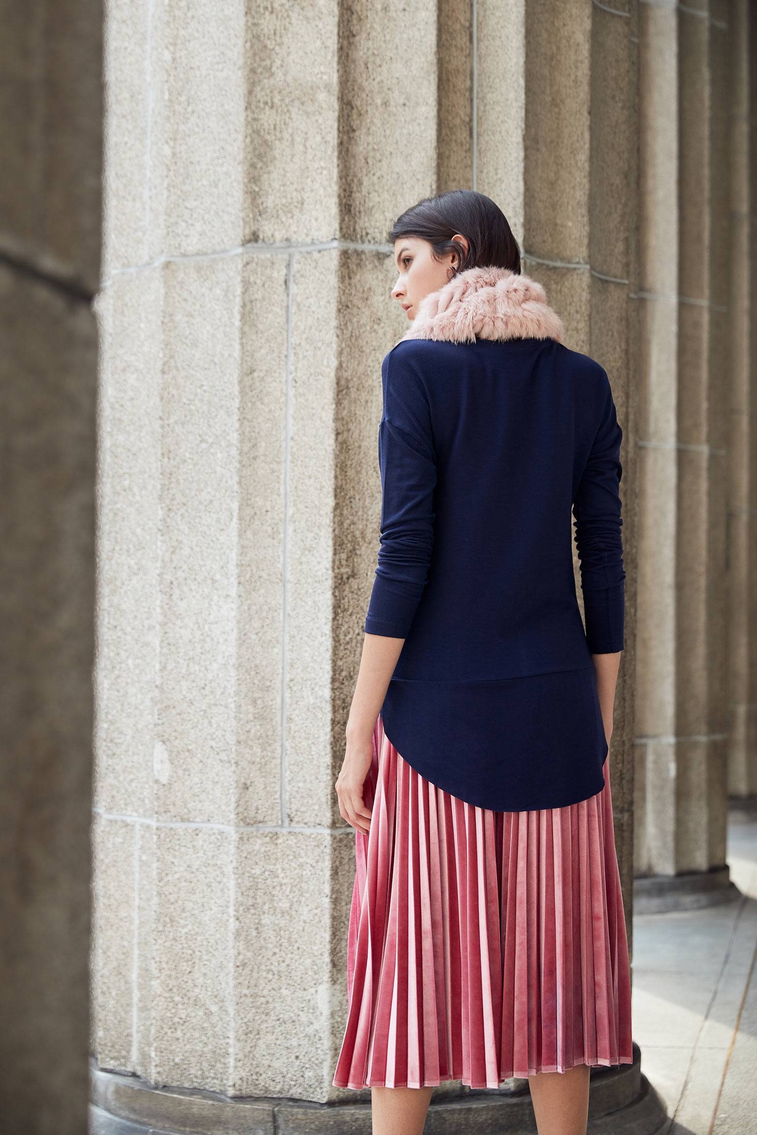 Pleated skirt with pink color,pleats,pleatedskirt,maxipleatedskirt,longskirt
