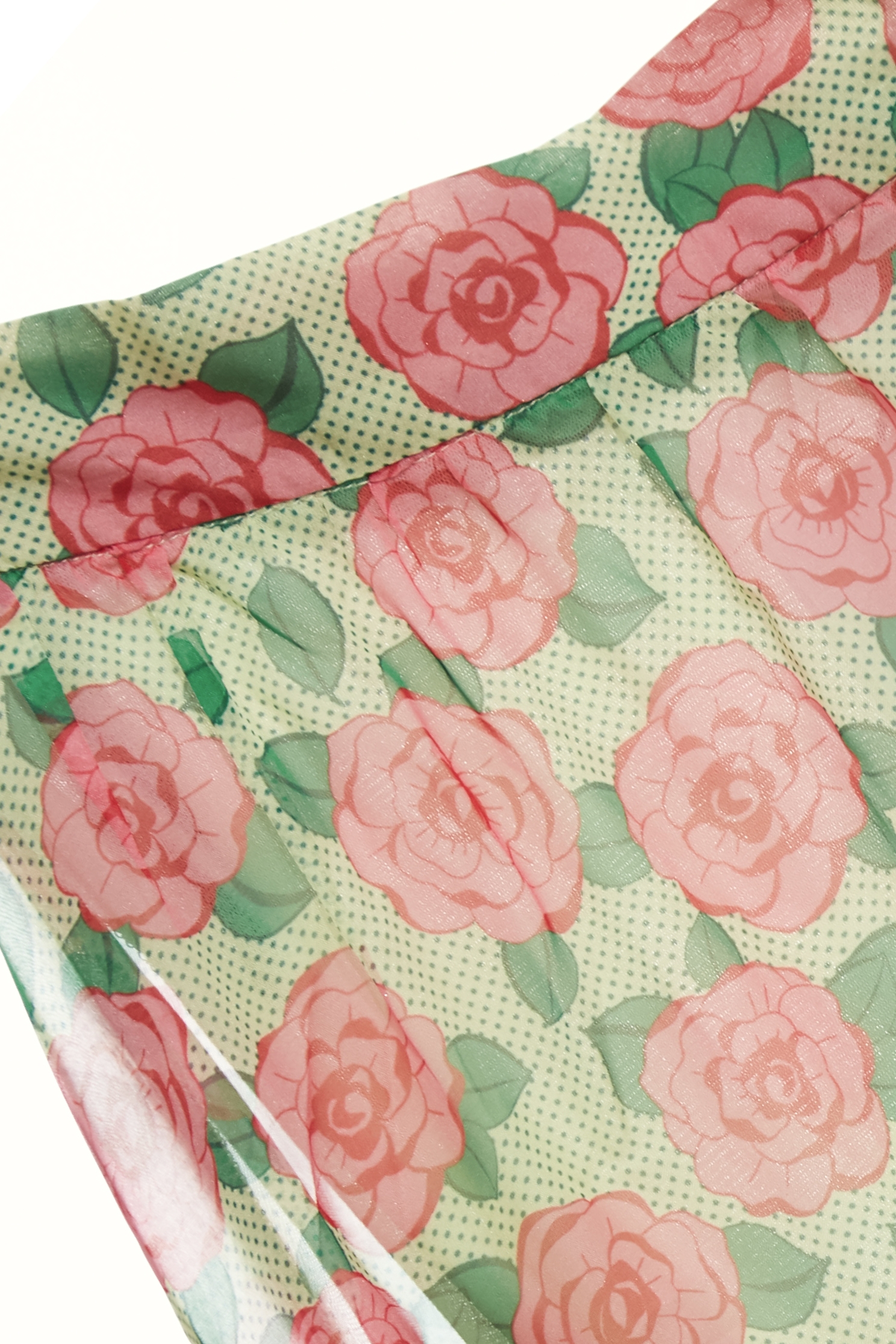 薔薇雪紡印花長裙薔薇雪紡印花長裙,時髦成套搭配,秋冬穿搭,紗裙,花花世界,長裙,雪紡,雪紡裙,雪紡長裙