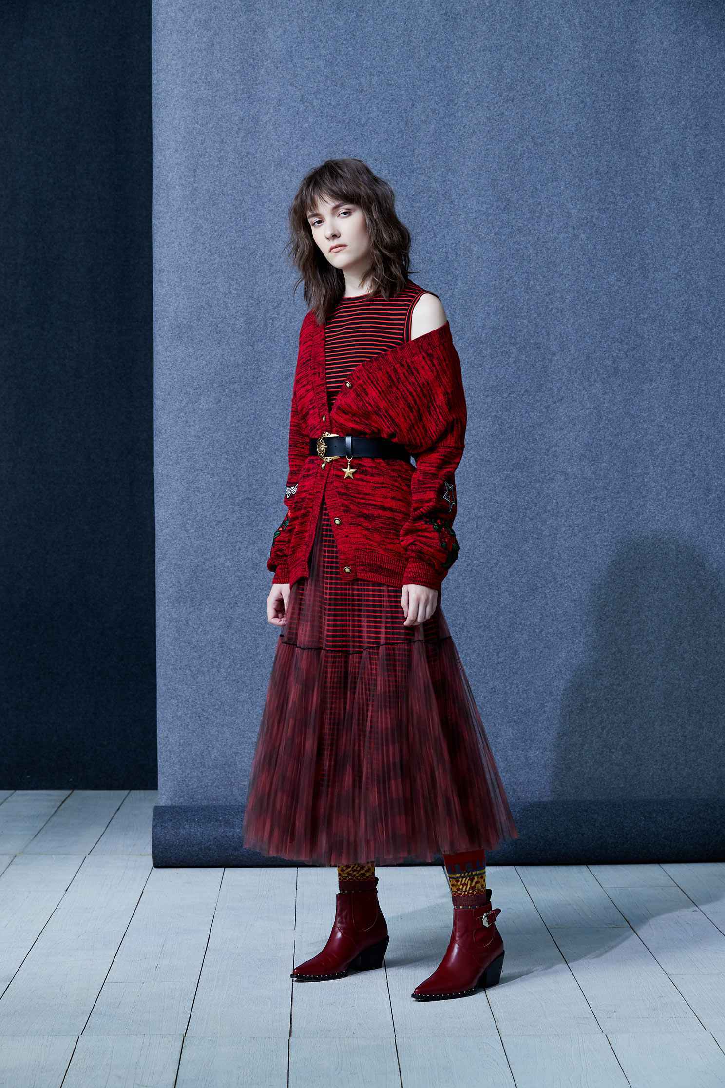 Cross gauze skirt,tulleskirt,mesh,tulleskirt,longskirt