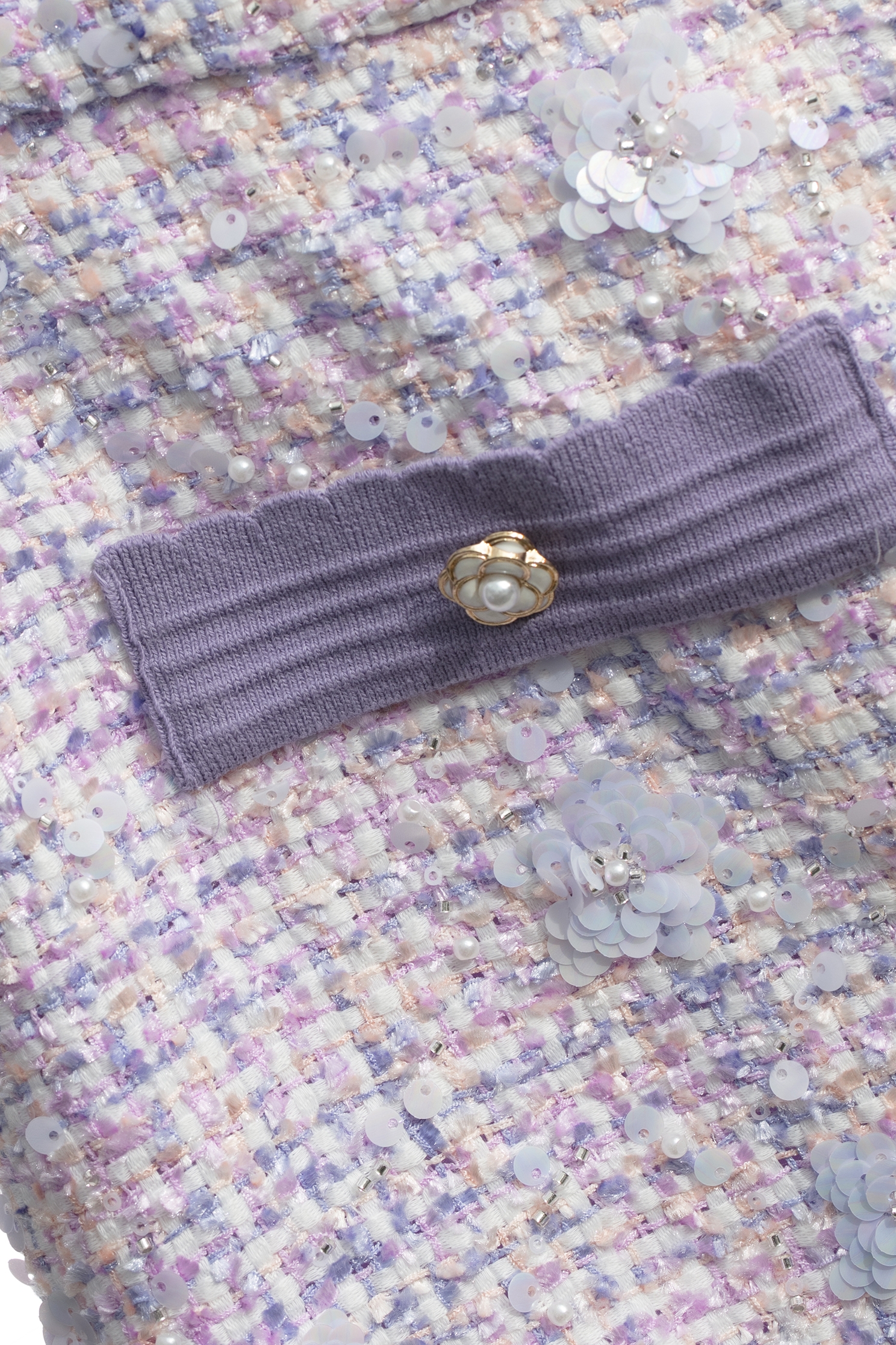 輕柔薰衣草花呢紗短裙輕柔薰衣草花呢紗短裙,人氣商品,時髦成套搭配,短裙,秋冬穿搭