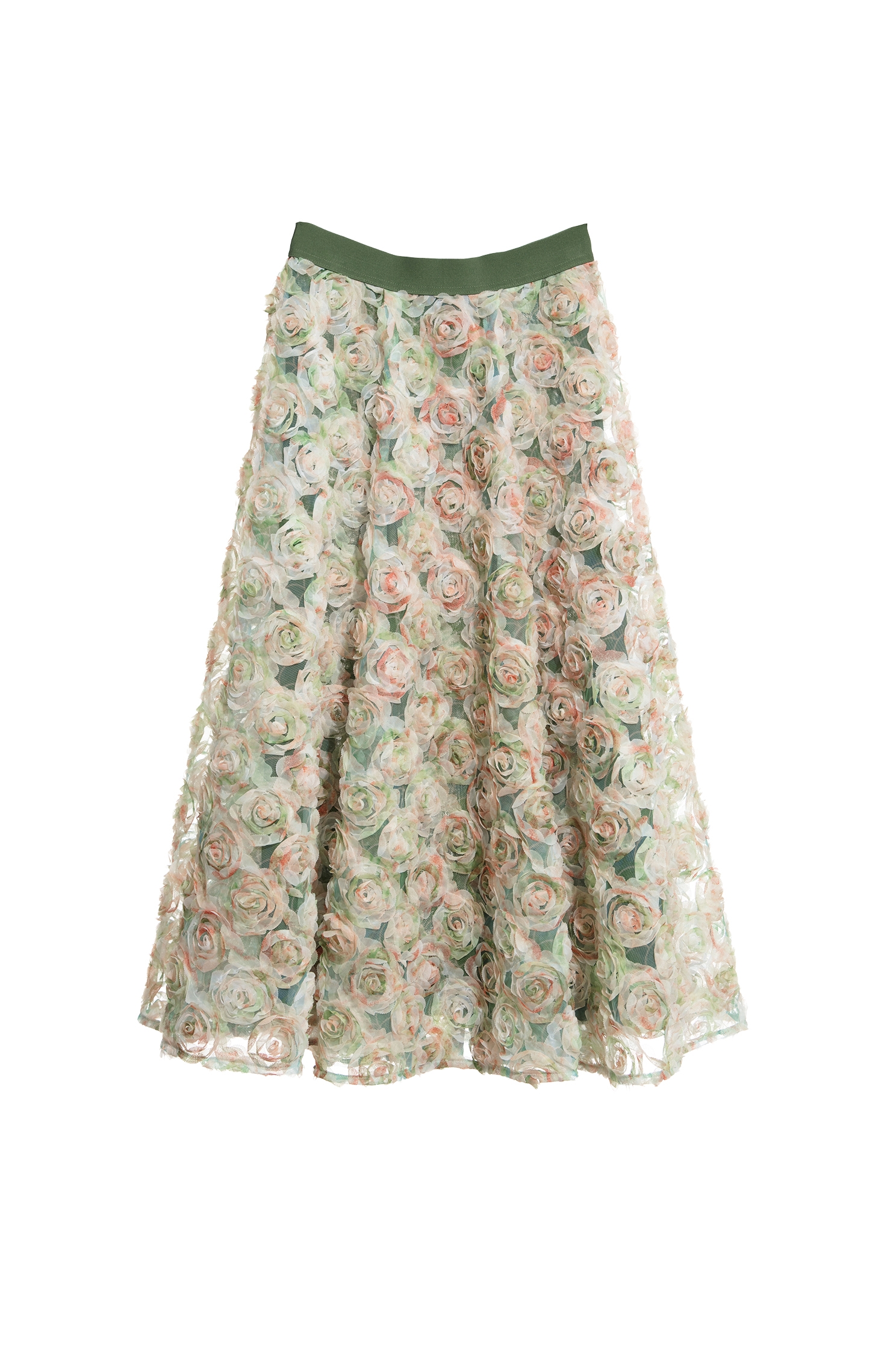 以色列綠玫瑰長裙以色列綠玫瑰長裙,刺繡,派對特輯,秋冬穿搭,紗裙,網紗,花花世界,長裙