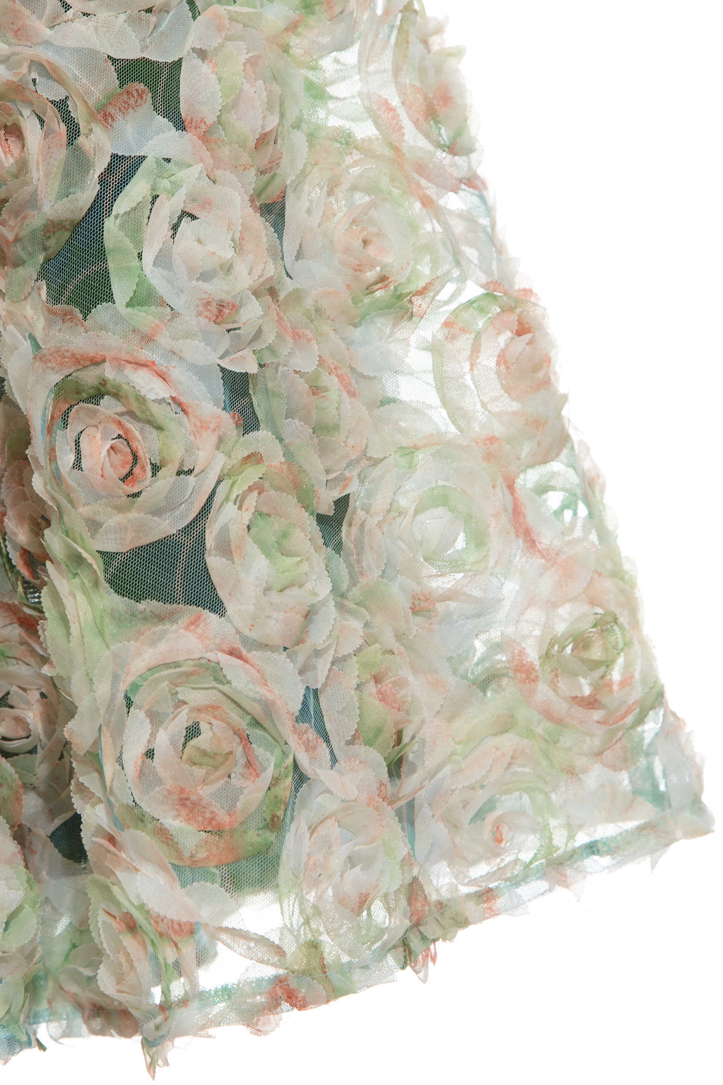 以色列綠玫瑰長裙以色列綠玫瑰長裙,刺繡,派對特輯,秋冬穿搭,紗裙,網紗,花花世界,長裙