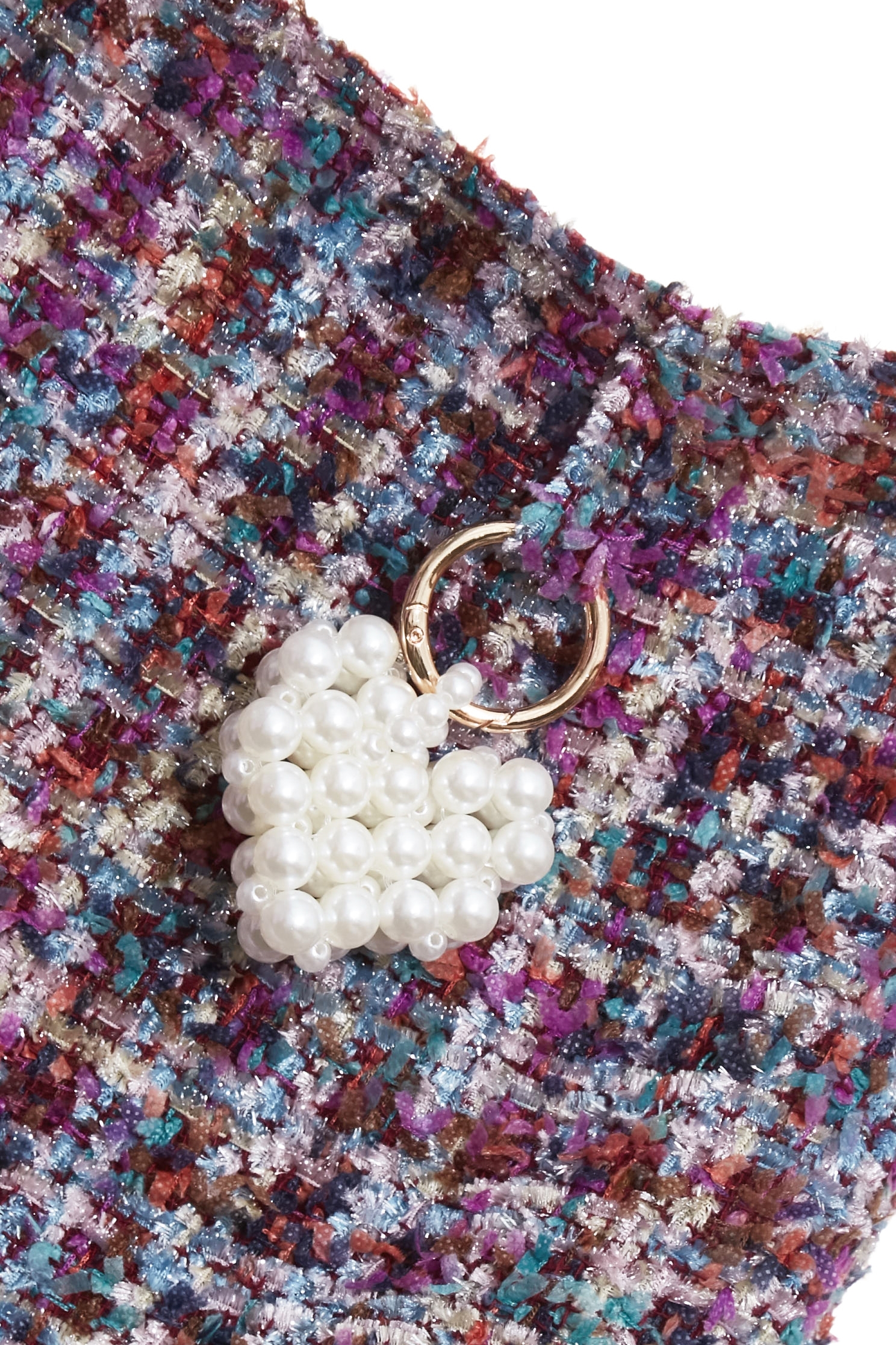 層次荷葉造型花呢紗短裙層次荷葉造型花呢紗短裙,上班OL穿搭,人氣商品,小香風,時髦成套搭配,毛呢花呢,珍珠,短裙,秋冬穿搭,荷葉