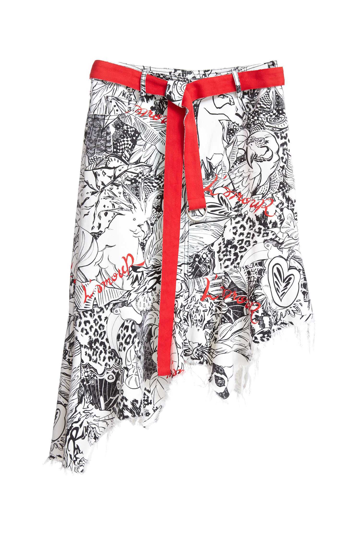 Irregular Fish Tail Middle Length Skirt,longskirt