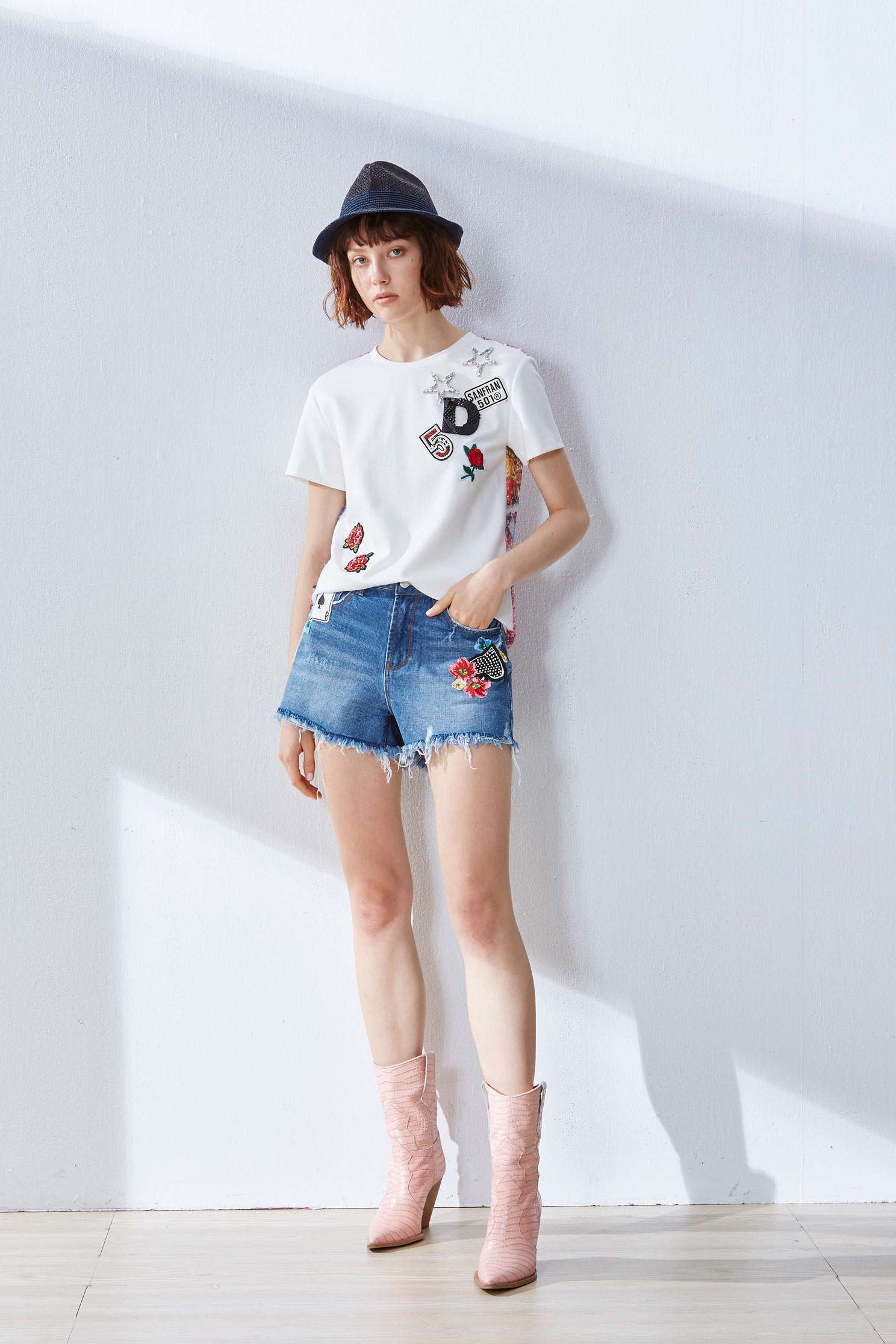 Destructive denim shorts,tanning,cowboy,sdenimshorts,jeans,shorts
