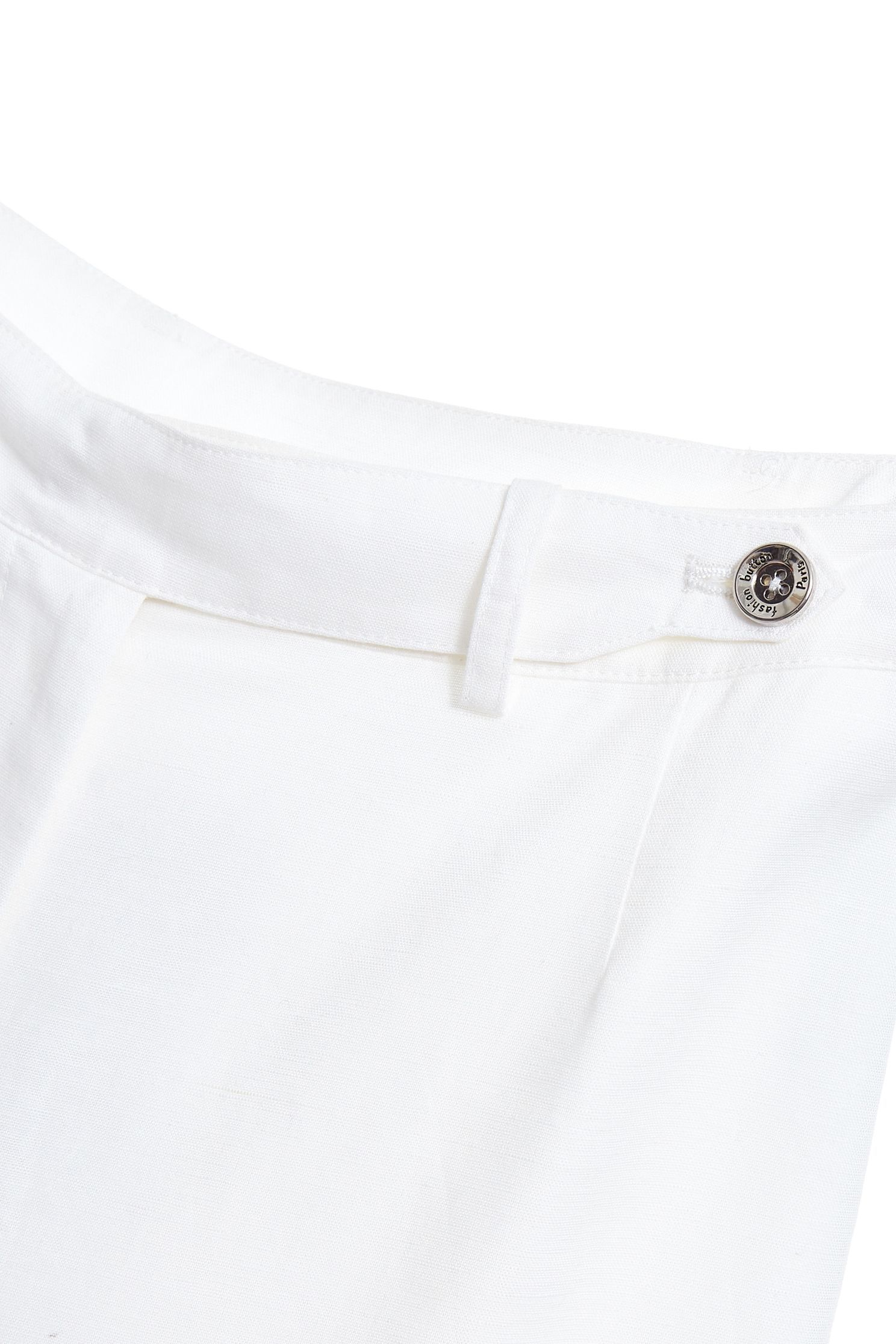 Lace stitching popular culottes,Culottes Pants,白色褲子,白色長褲,Lace,Pants,長褲,Was thin