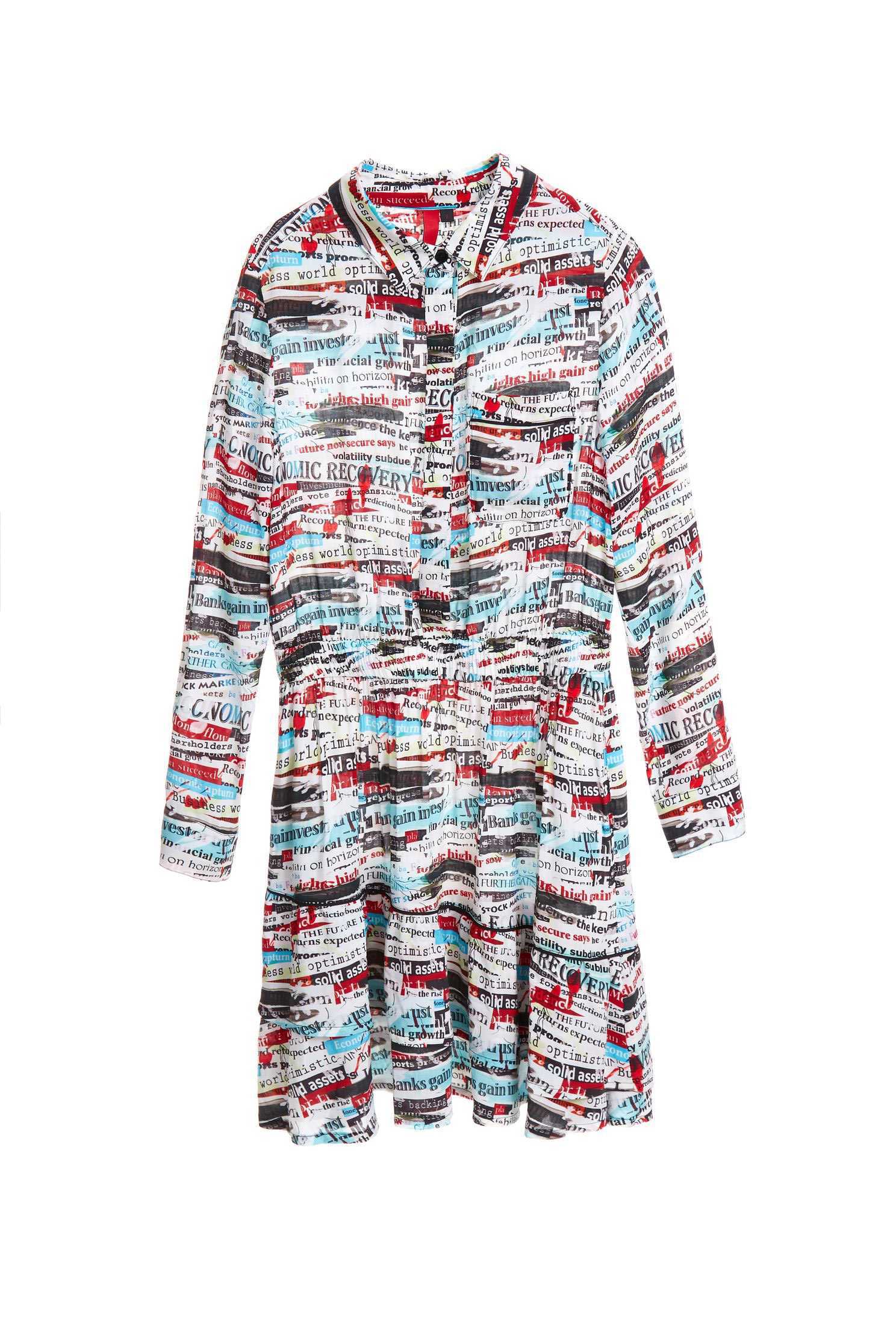 Painted exotic shrink dress,dress,casualdress,printeddress,blouse,longsleevedress