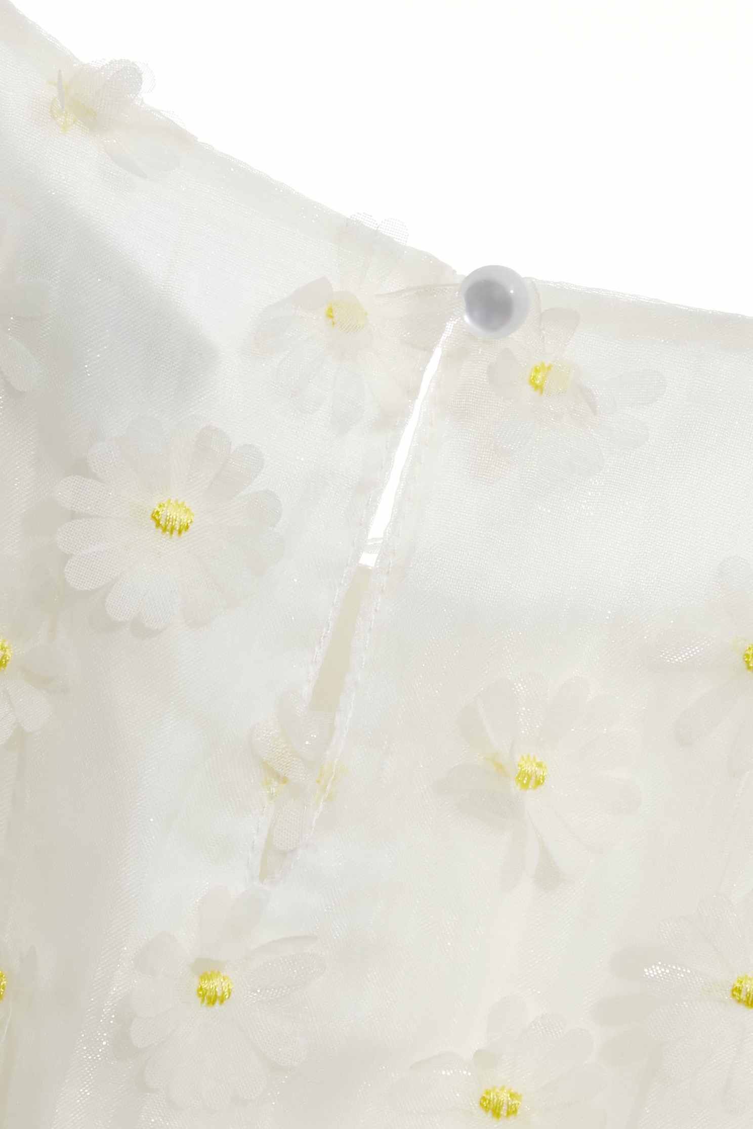 瑪格莉特花朵飄逸洋裝瑪格莉特花朵飄逸洋裝,一般洋裝,刺繡,春夏穿搭