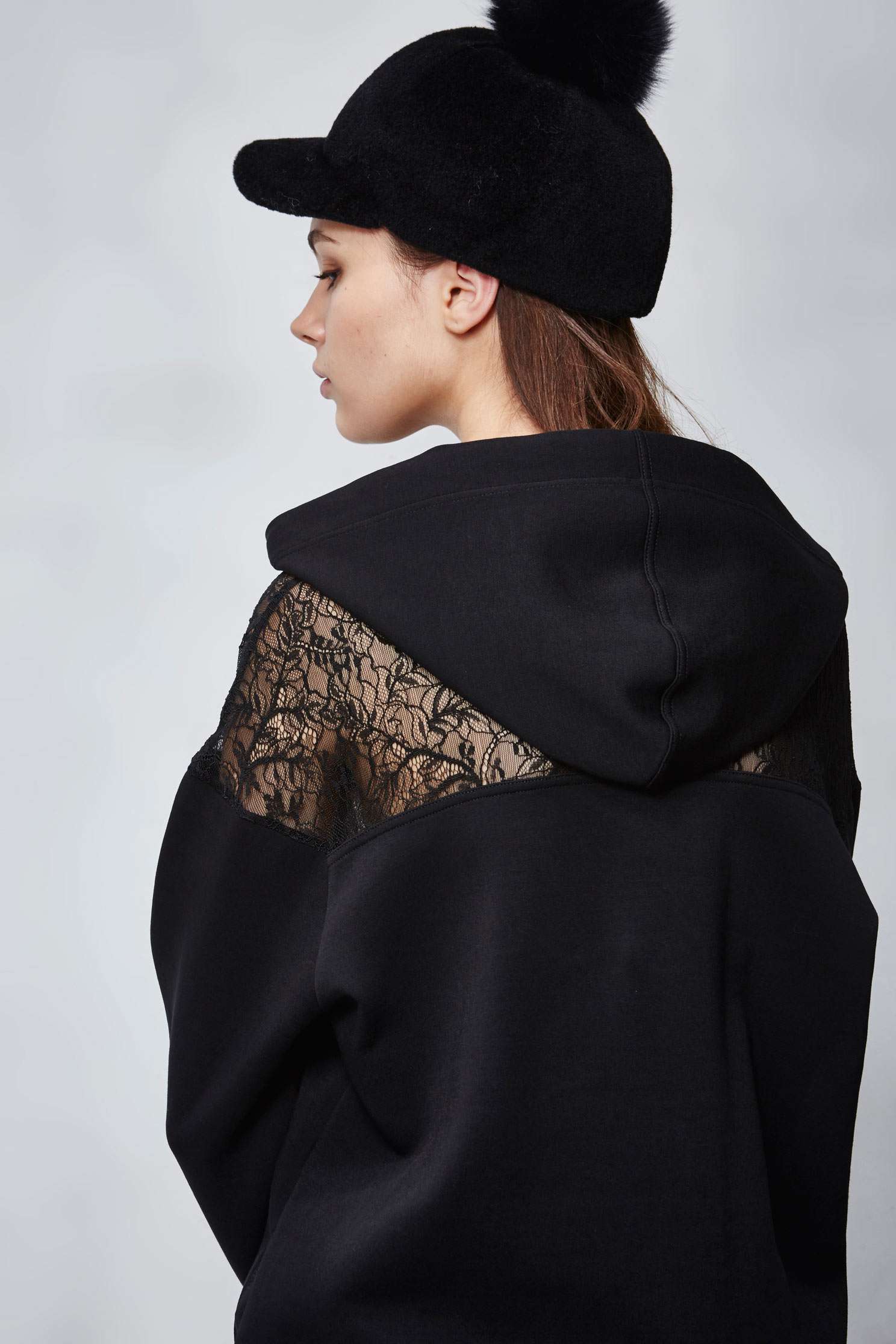 Embroidered fashion hoodie,Dress,embroidery,刺繡洋裝,Cocktail Dress,embroidered,Lace,Lace Dress,透膚洋裝,長袖洋裝,Black dress