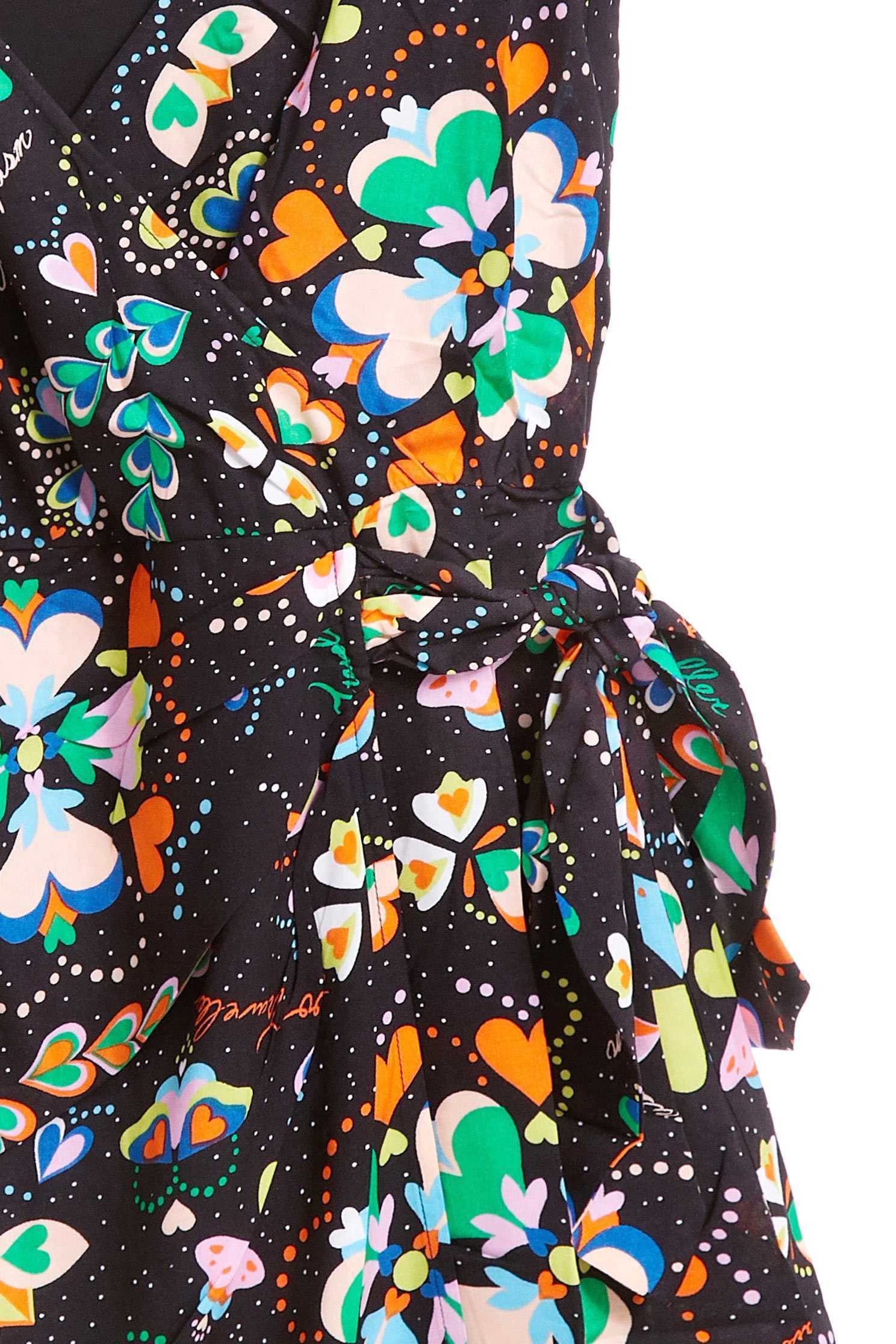 Colorful heart fashion dress,dress,printeddress,rayon,sleevelessdress,airsigns