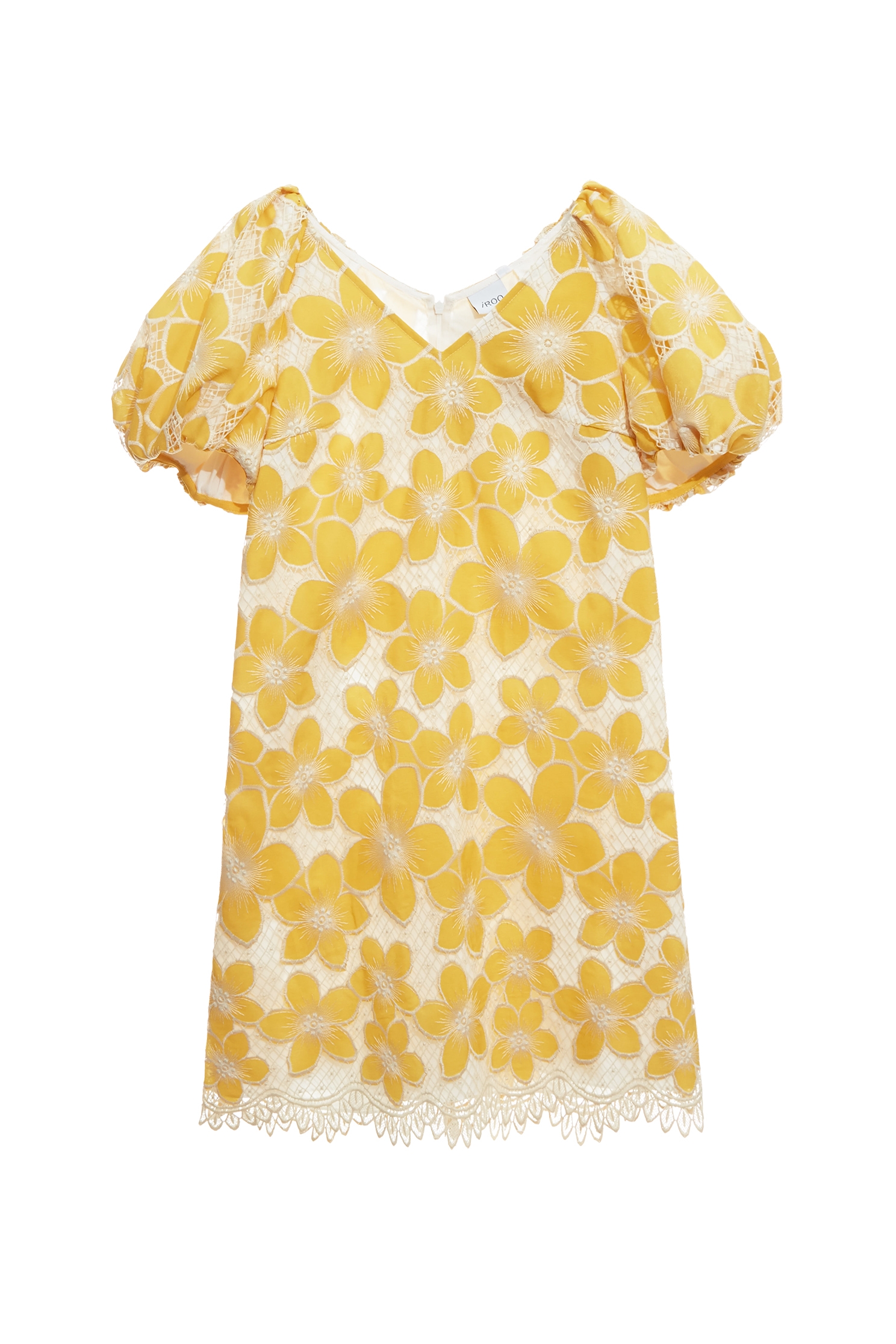 熱帶花卉刺繡洋裝熱帶花卉刺繡洋裝,V領洋裝,刺繡,刺繡洋裝,春夏穿搭,洋裝特輯,短袖洋裝,花花世界,輕奢度假,輕奢渡假