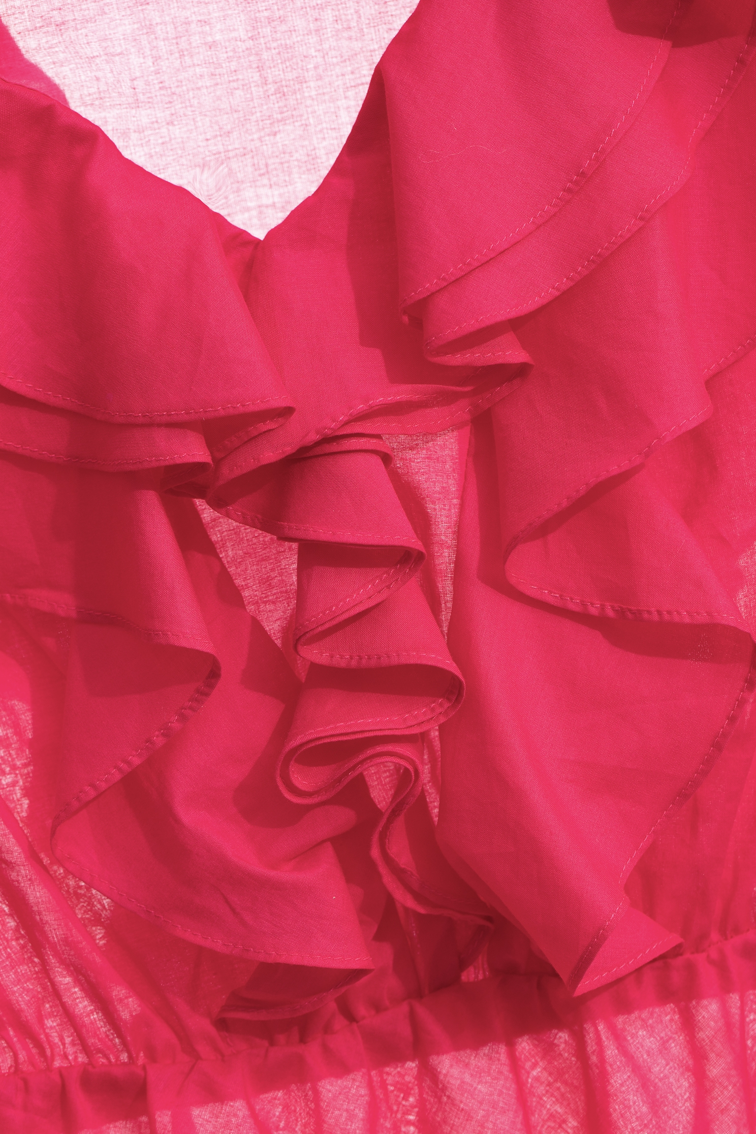 優雅深紅色荷葉上衣優雅深紅色荷葉上衣,一般背心,一般背心馬甲,上衣,秋冬穿搭,純棉,背心,荷葉