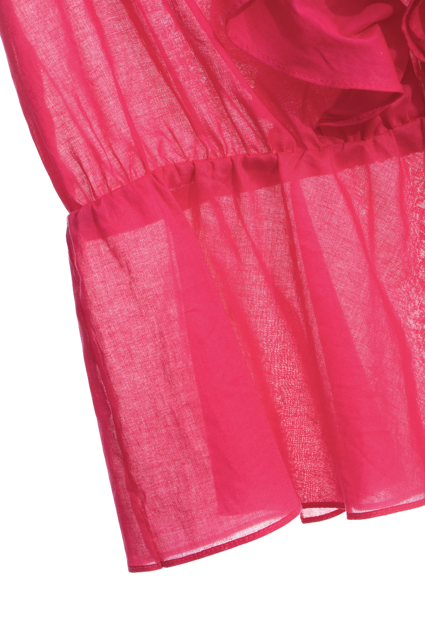 優雅深紅色荷葉上衣優雅深紅色荷葉上衣,一般背心,一般背心馬甲,上衣,秋冬穿搭,純棉,背心,荷葉