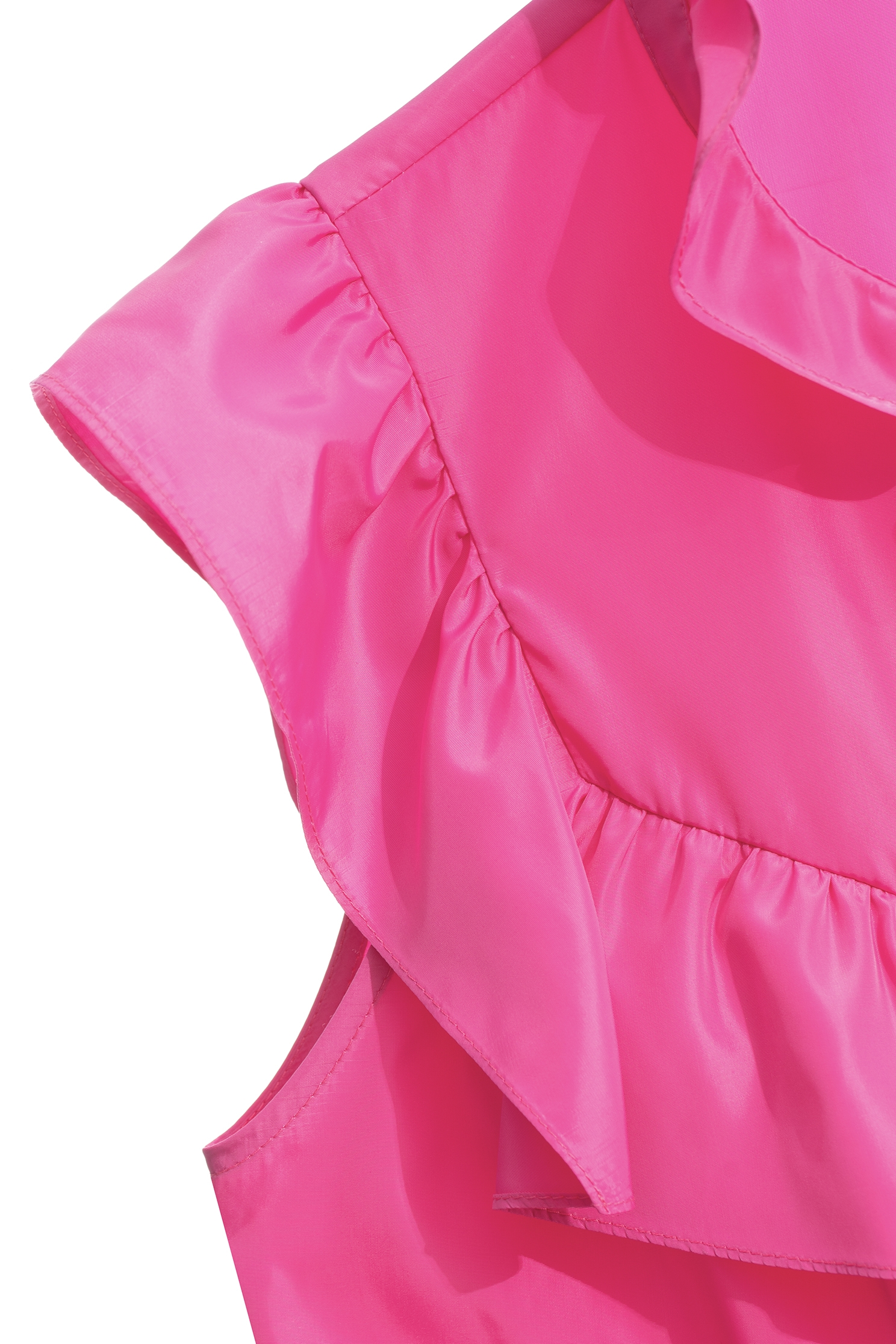 光澤感閃粉色上衣光澤感閃粉色上衣,一般背心,一般背心馬甲,上衣,秋冬穿搭,背心,荷葉