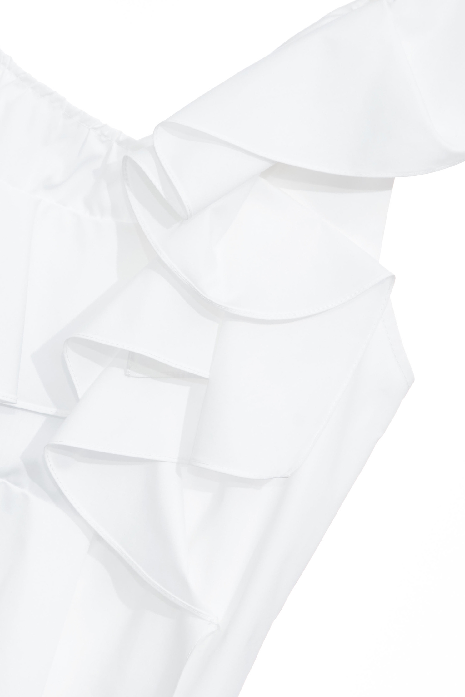 不規則波浪荷葉上衣不規則波浪荷葉上衣,一般背心,一般背心馬甲,上衣,春夏穿搭,無袖上衣,無袖背心,白色背心,約會特輯,背心,荷葉,輕奢度假,輕奢渡假