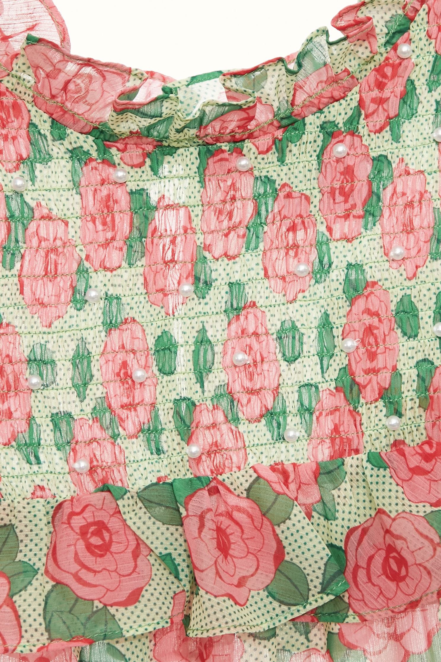 薔薇雪紡印花上衣薔薇雪紡印花上衣,一般背心,一般背心馬甲,上衣,人氣商品,刺繡,時髦成套搭配,無袖上衣,秋冬穿搭,背心,花花世界,荷葉,雪紡,雪紡上衣