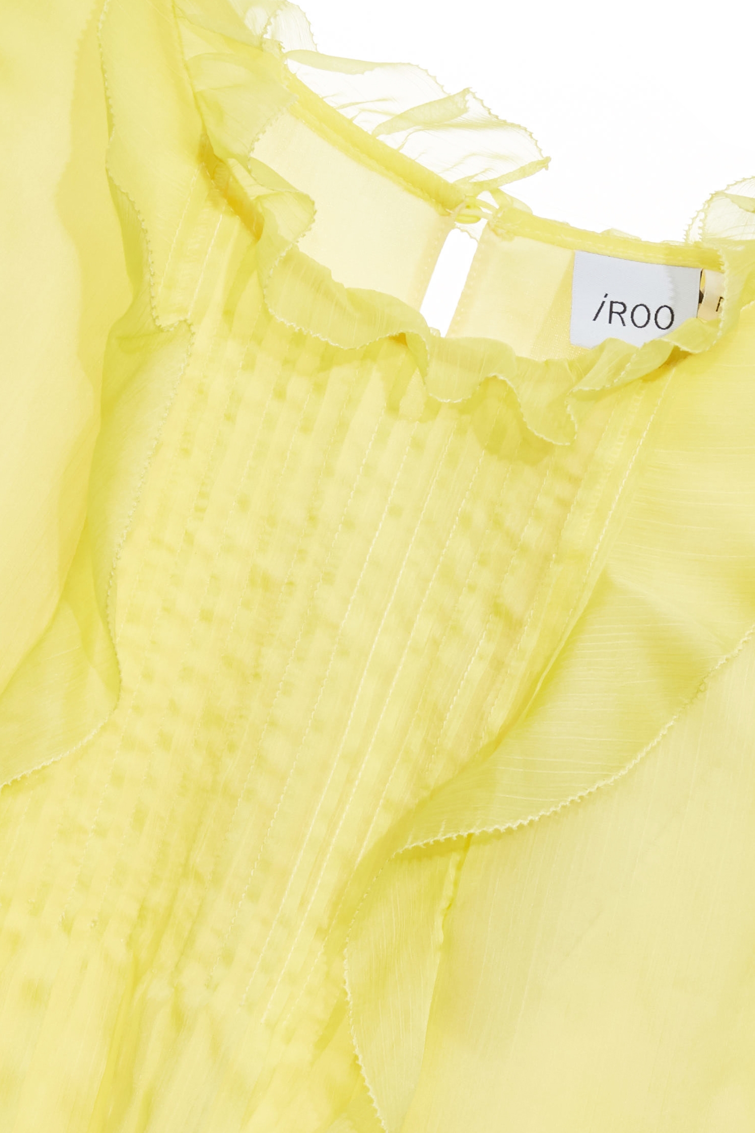 馬鞭草檸檬色雪紡上衣馬鞭草檸檬色雪紡上衣,一般背心,一般背心馬甲,上衣,刺繡,春夏穿搭,無袖上衣,無袖背心,背心,荷葉,輕奢度假,輕奢渡假,雪紡,雪紡上衣