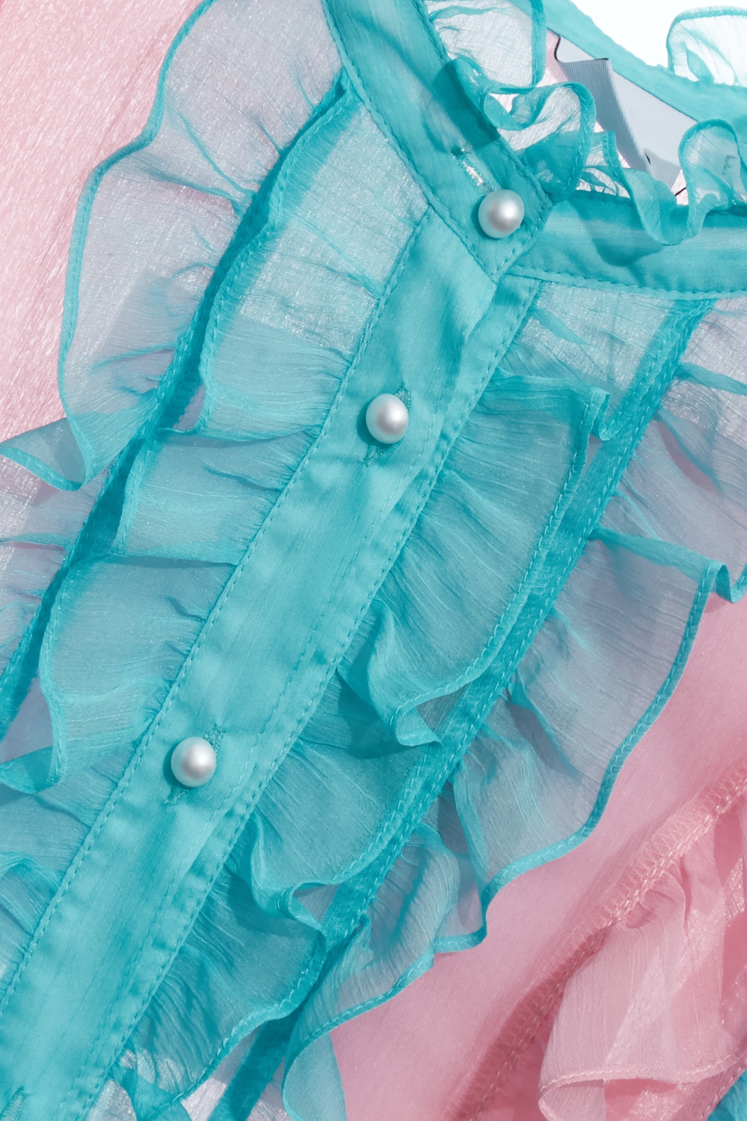 淺水藍雪紡荷葉上衣淺水藍雪紡荷葉上衣,一般背心,一般背心馬甲,上班OL穿搭,上衣,人氣商品,珍珠,秋冬穿搭,約會特輯,荷葉,雪紡,雪紡上衣