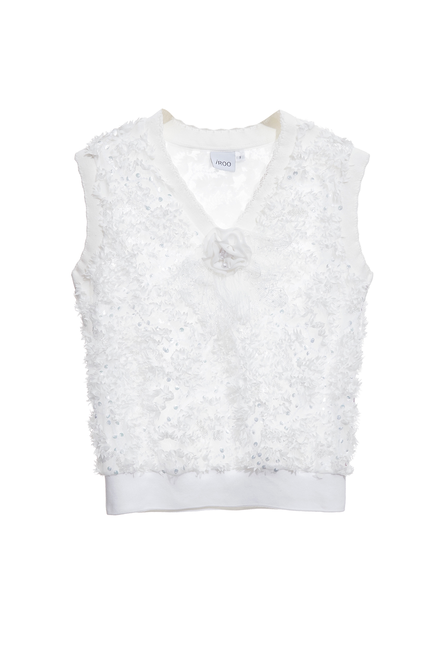 立體波紋閃亮上衣立體波紋閃亮上衣,一般背心,一般背心馬甲,上班OL穿搭,上衣,白色背心,秋冬穿搭,約會特輯,背心,花花世界,蕾絲