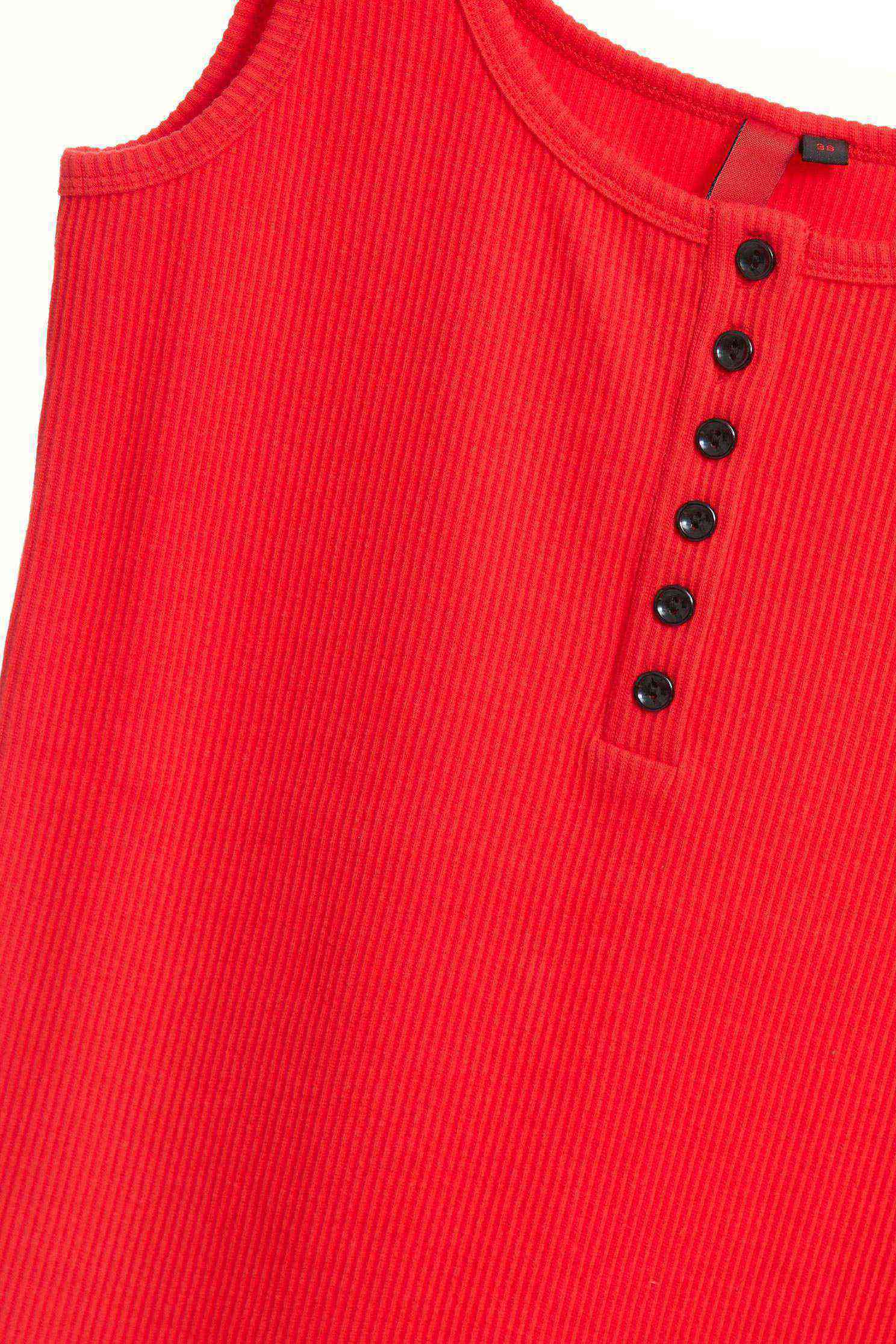 Basic U-neck vest,Water Signs,無袖背心,Cotton,i-select,vest