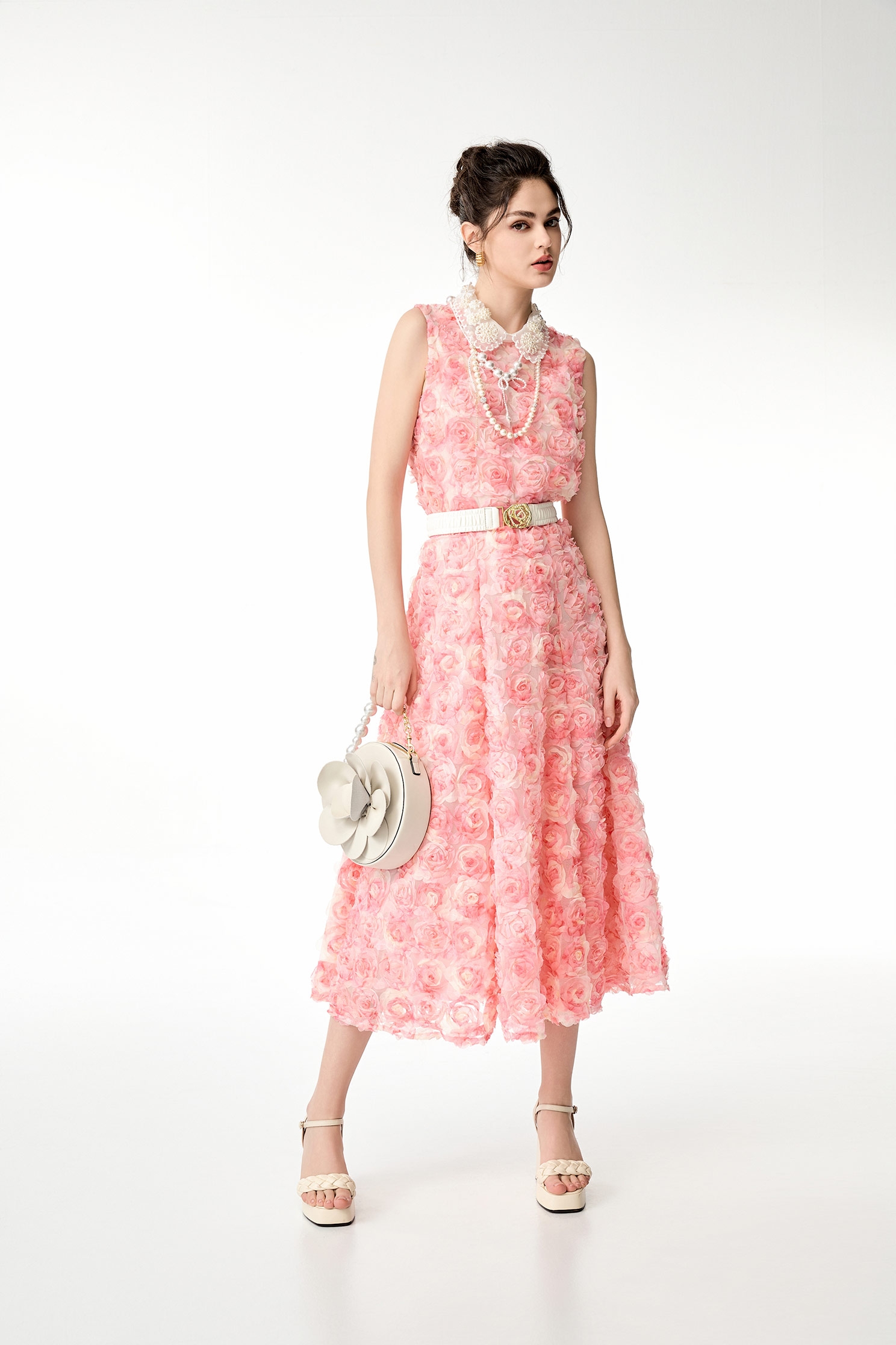 奢華粉玫瑰造型上衣奢華粉玫瑰造型上衣,一般背心,一般背心馬甲,上衣,人氣商品,春夏穿搭,時髦成套搭配,洋裝特輯,網紗,背心,花花世界