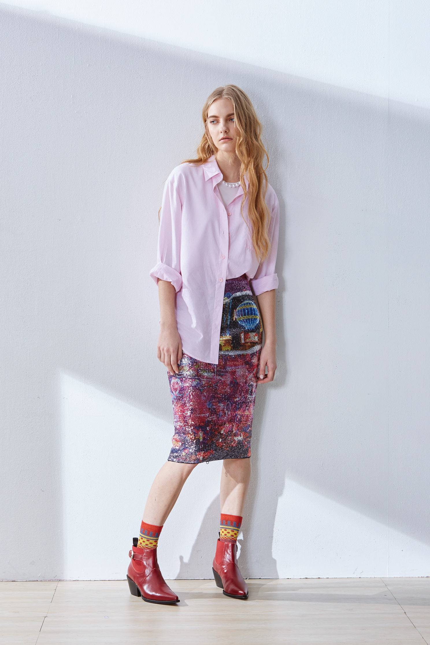 Oversized fashion tops,top,blouse,longsleevetop,necklace