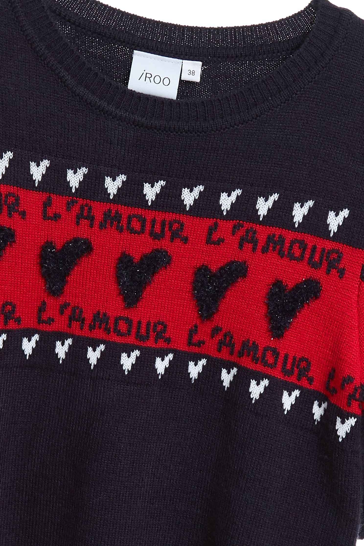 Short-sleeved patterned knitwear,newyearred,shortsleevetop,knitting,knittedtop,knittedtop
