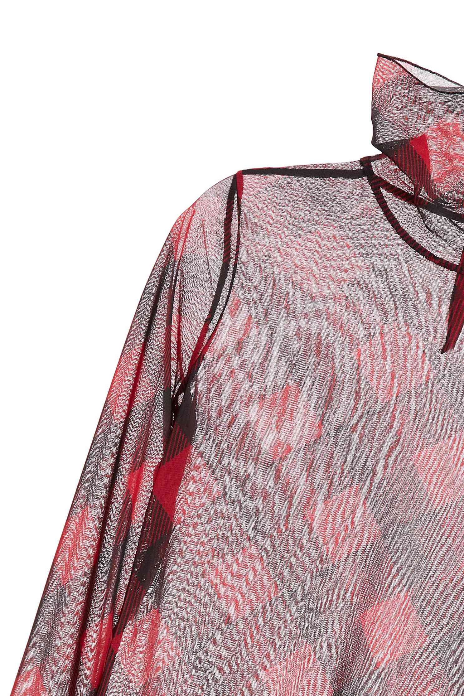 Flatter cross top,top,see-throughtop,longsleevetop