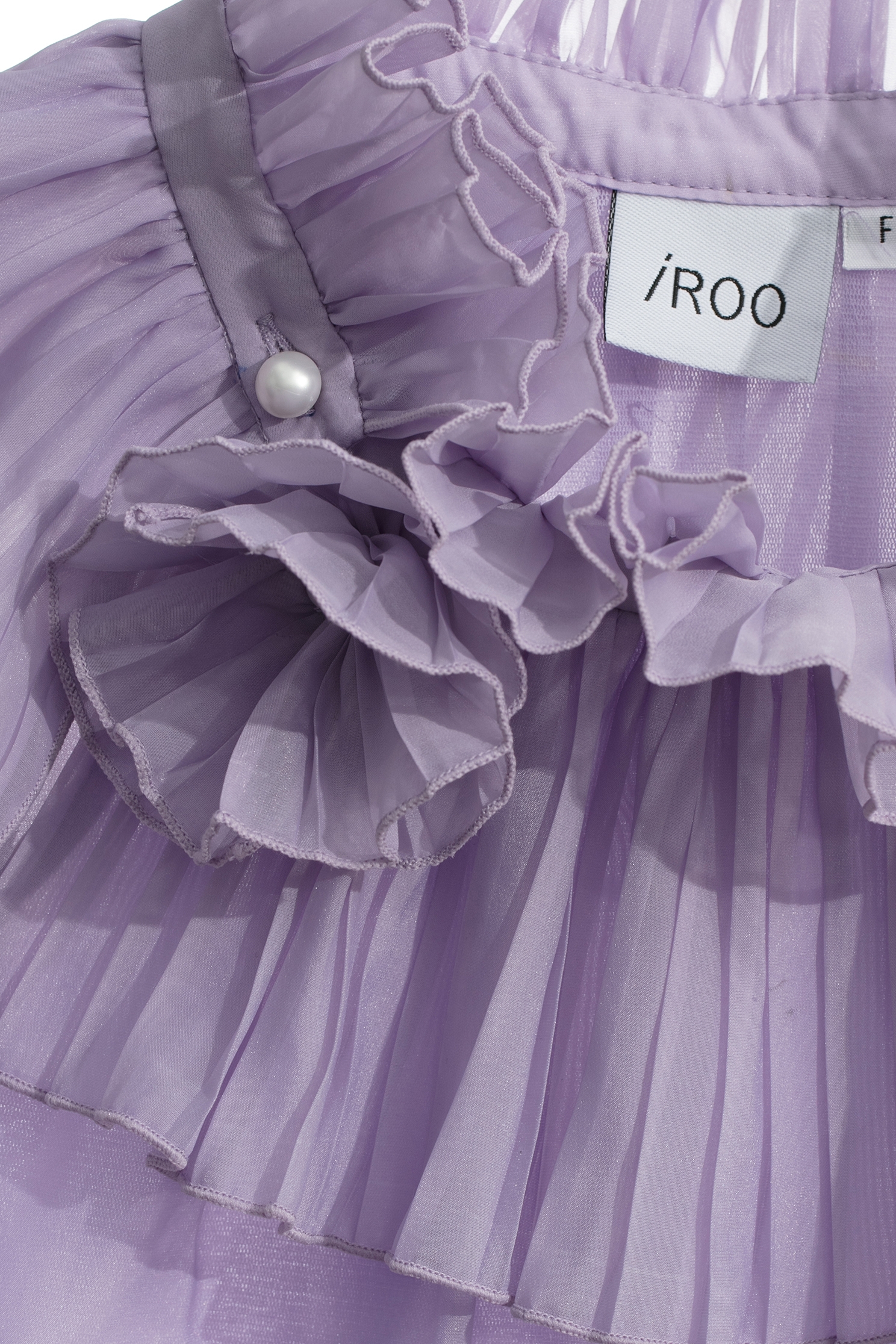 輕柔薰衣草摺領上衣輕柔薰衣草摺領上衣,上衣,人氣商品,秋冬穿搭,花花世界,荷葉