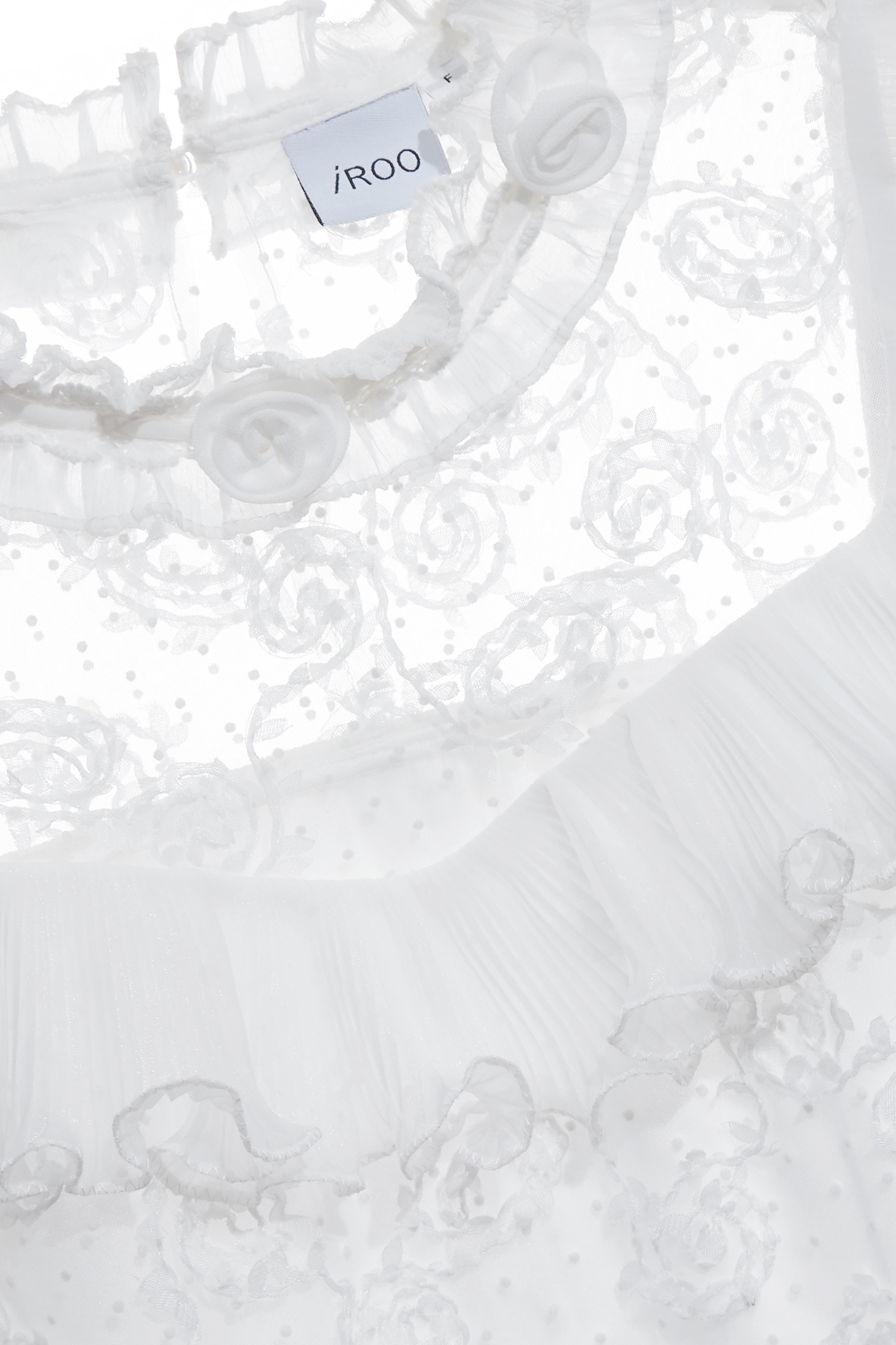 立體花卉串刺繡上衣立體花卉串刺繡上衣,上衣,刺繡,無袖上衣,無袖背心,珍珠,秋冬穿搭,約會特輯,繡花上衣,背心,花花世界,荷葉