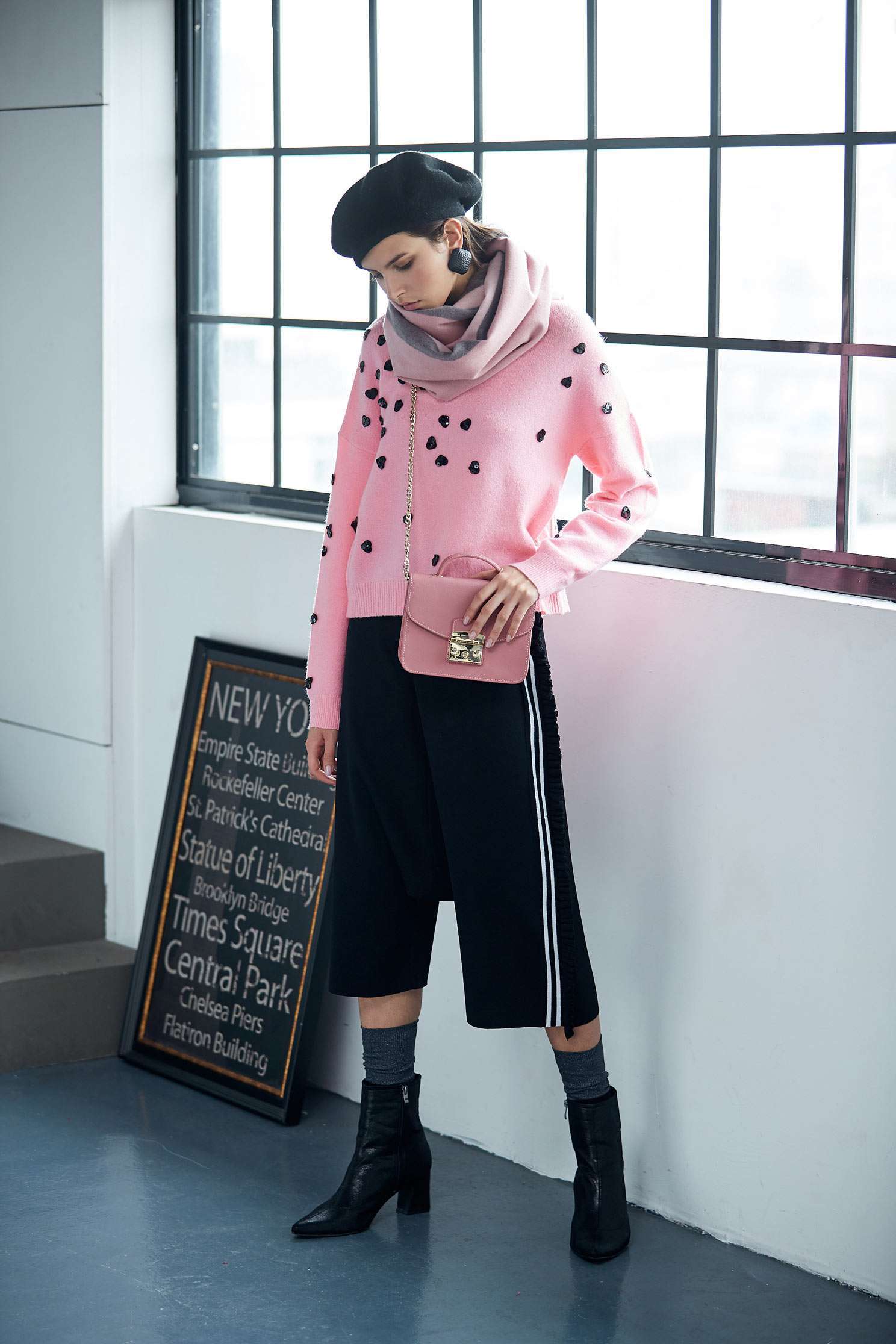 Fashion grace pink top,top,longsleevetop