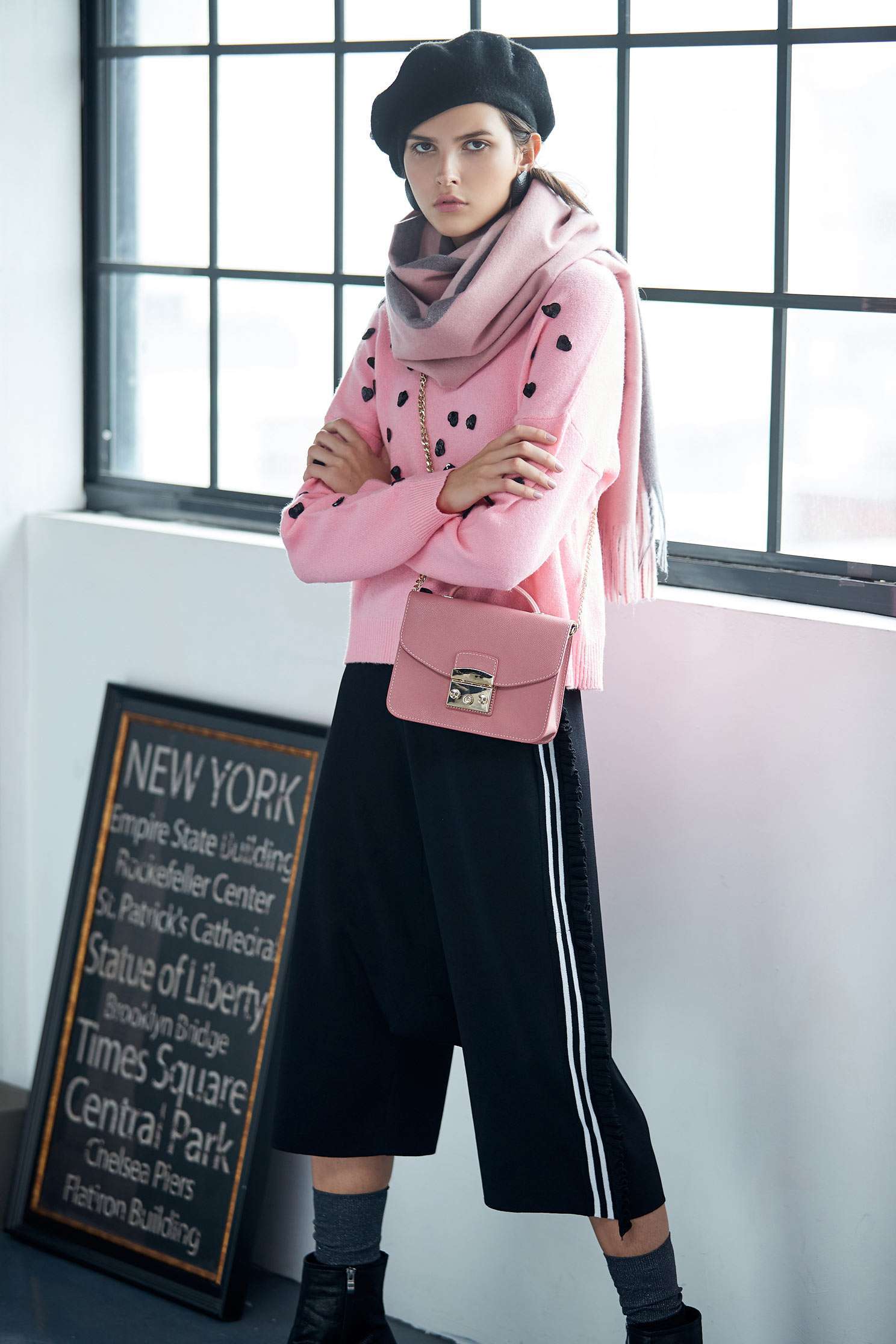 Fashion grace pink top,top,longsleevetop