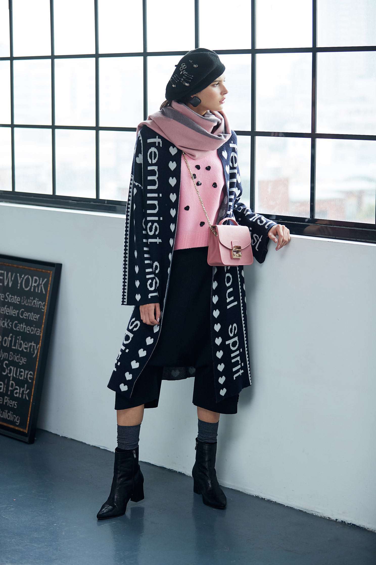Fashion grace pink top,top,longsleevetop