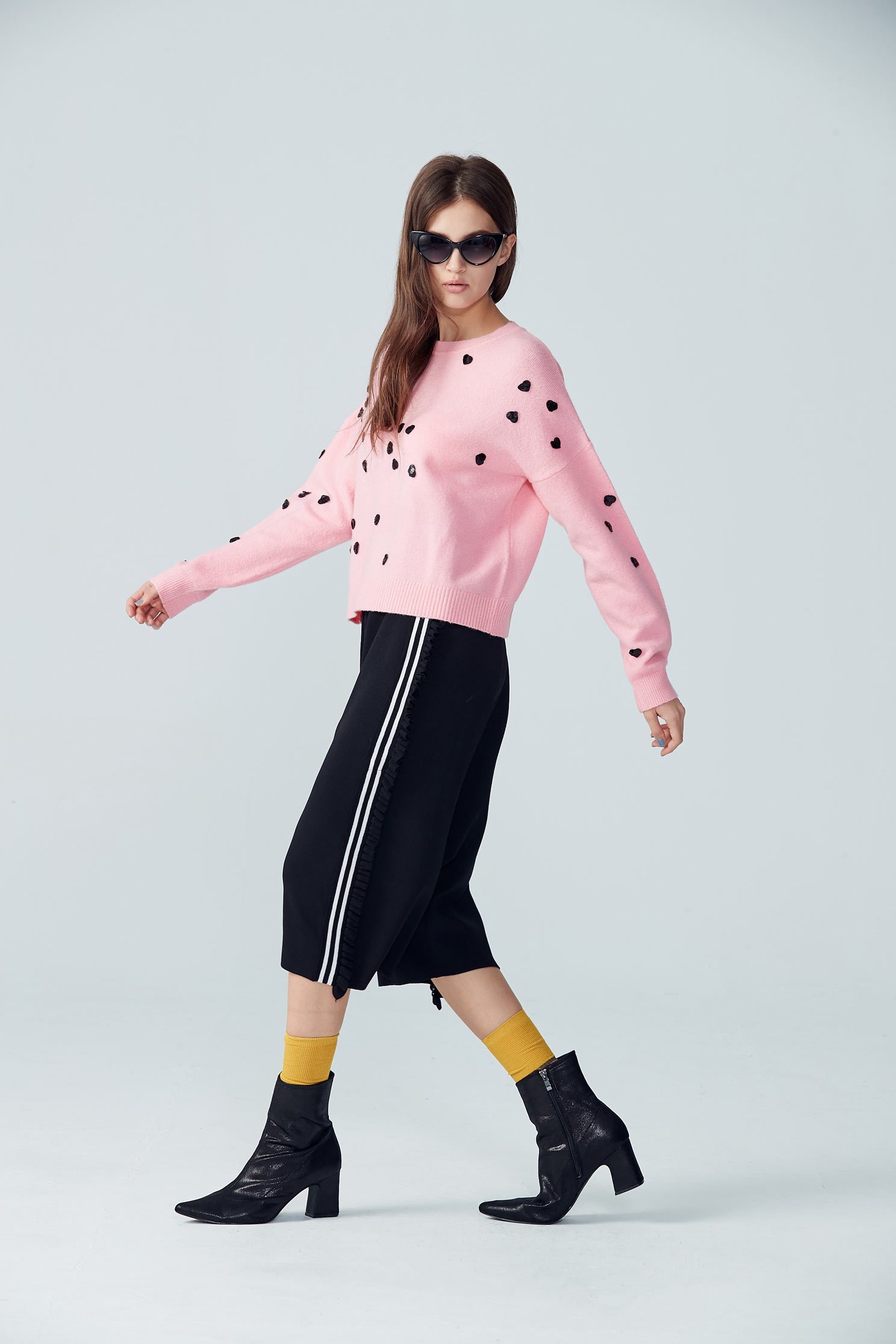 Fashion grace pink top,top,longsleevetop