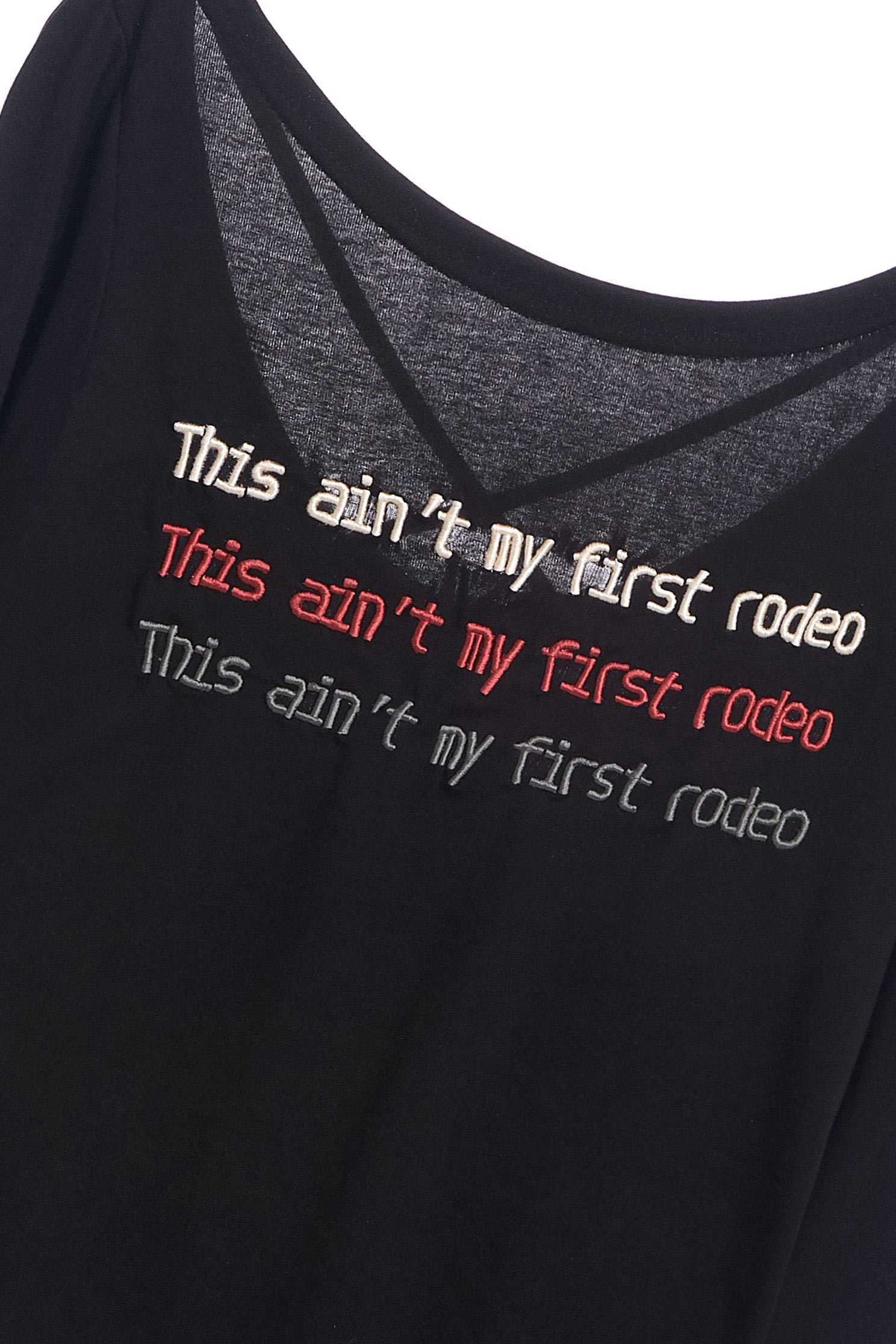 slogan street T-shirt top,t-shirt,t-shirt,embroidery,embroideredtop,embroidered,embroideredtop,longsleevetop,blacktop