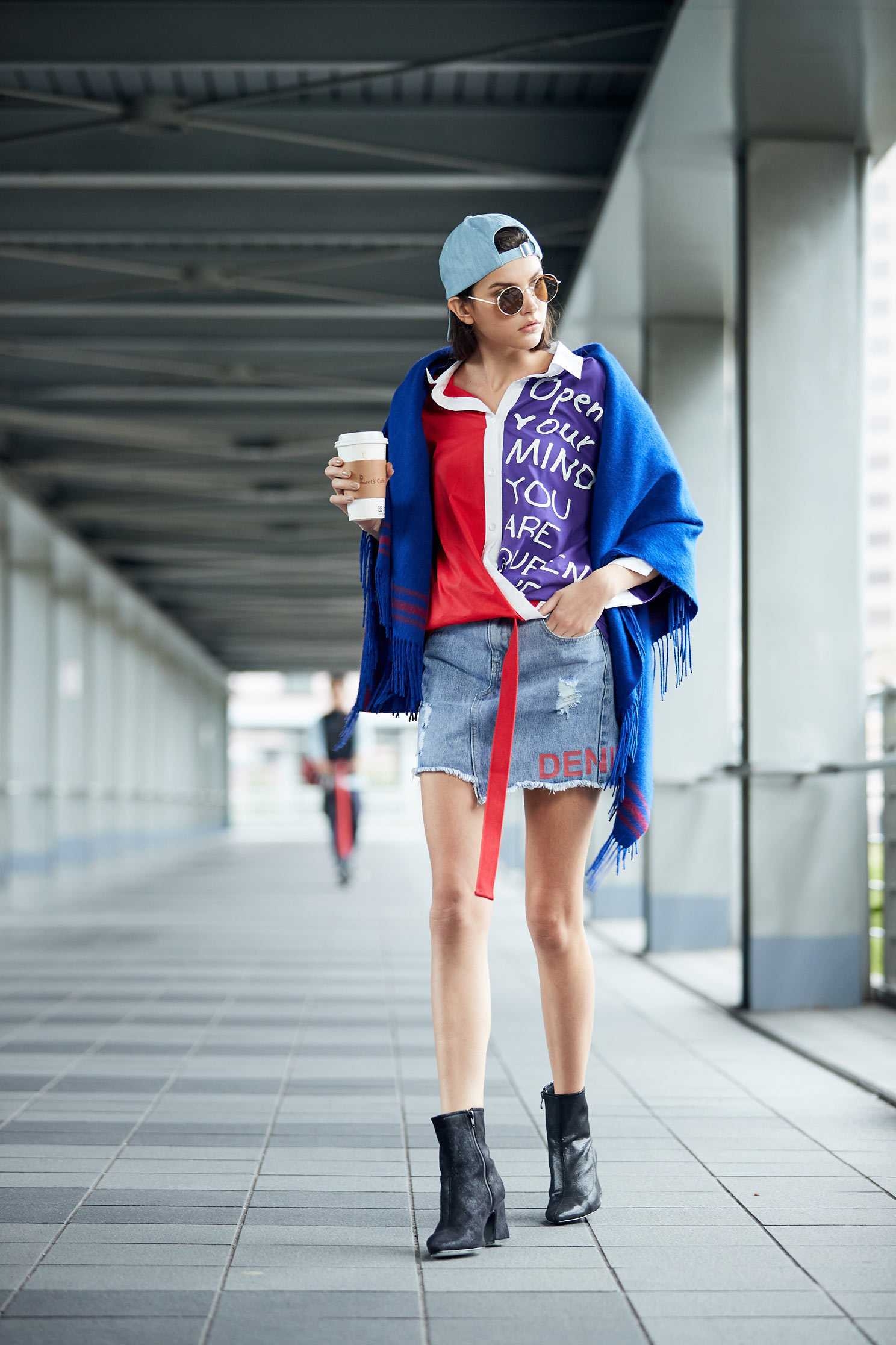 Casual Contrast Color long sleeve shirt,top,cotton,blouse,longsleevetop