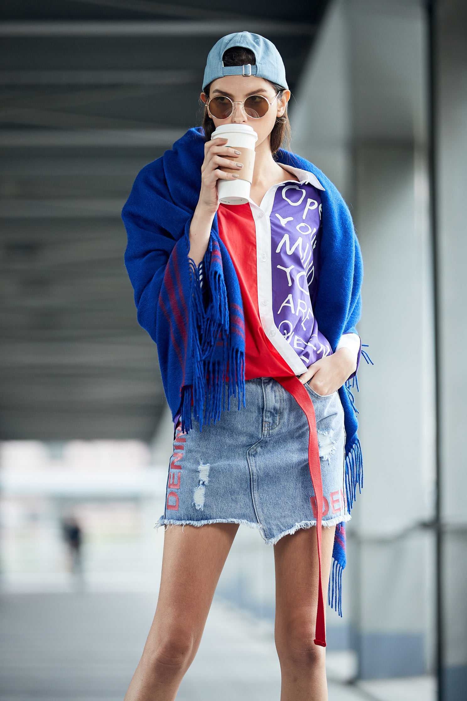 Casual Contrast Color long sleeve shirt,top,cotton,blouse,longsleevetop