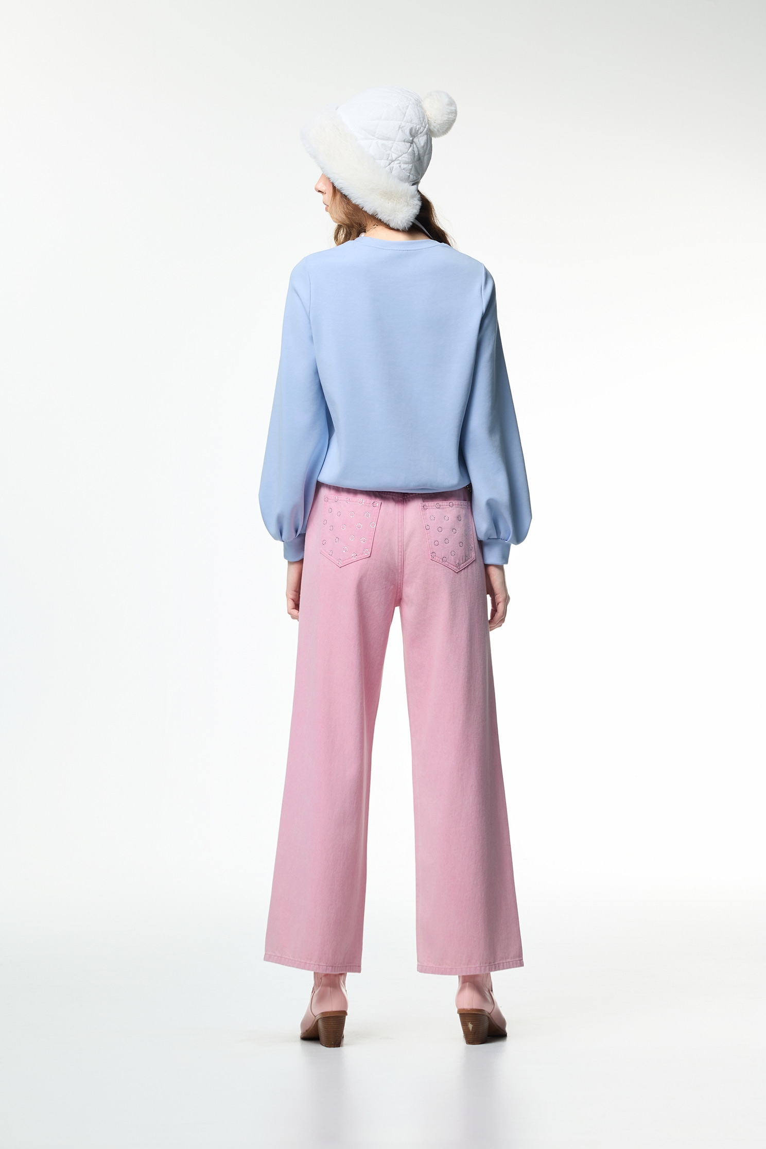 妝造公主印花上衣妝造公主印花上衣,上衣,珍珠,秋冬穿搭,簡約穿搭