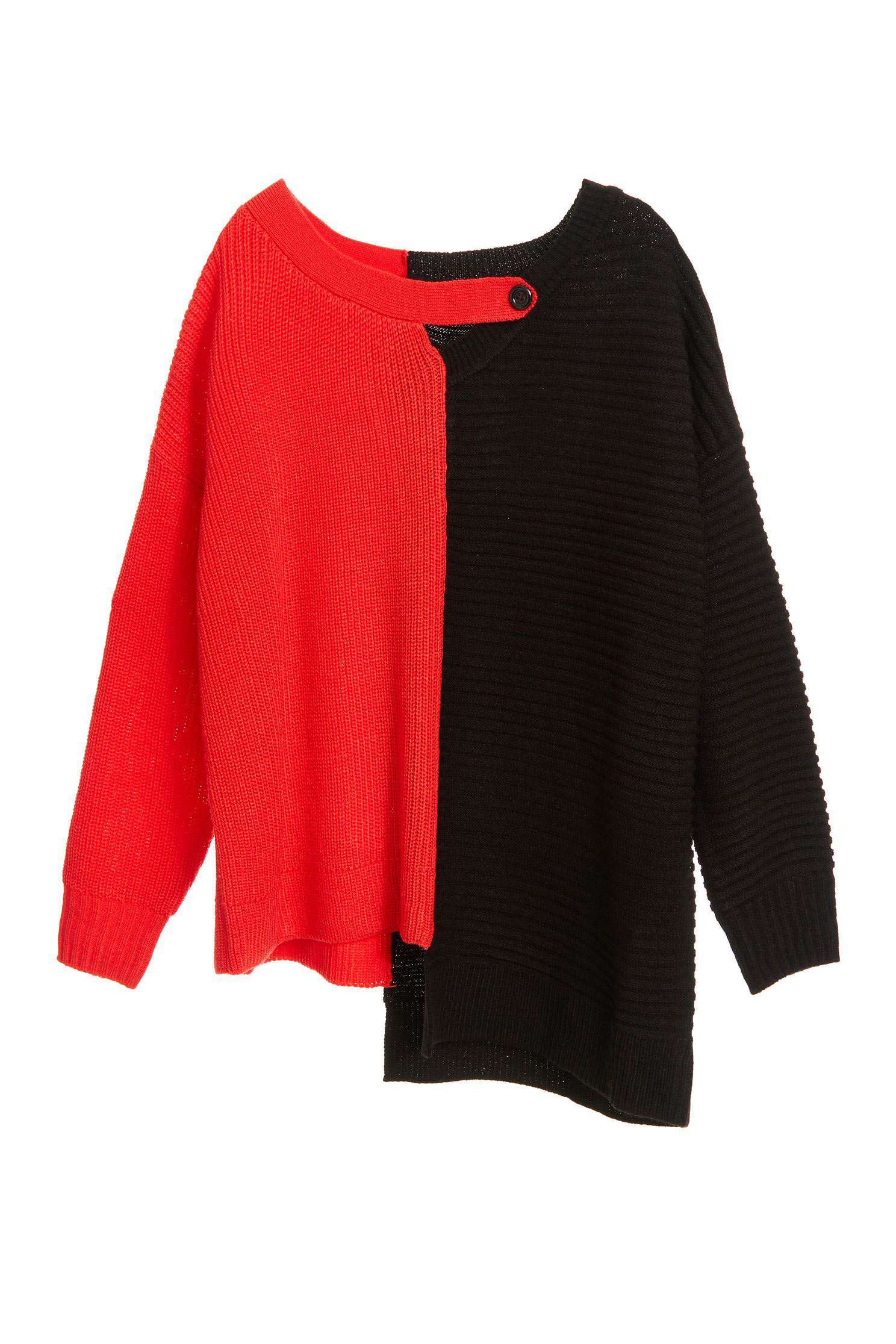 Color long-sleeved knitwear,Earth Signs,knitting,Knitted top,Knitted Top,Long top,長袖上衣