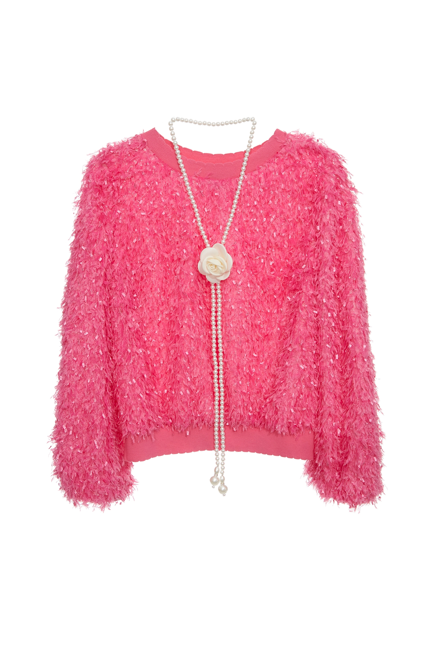 威尼斯粉立體雷切花片上衣威尼斯粉立體雷切花片上衣,一般外套,上衣,外套,春夏穿搭,約會特輯,花花世界