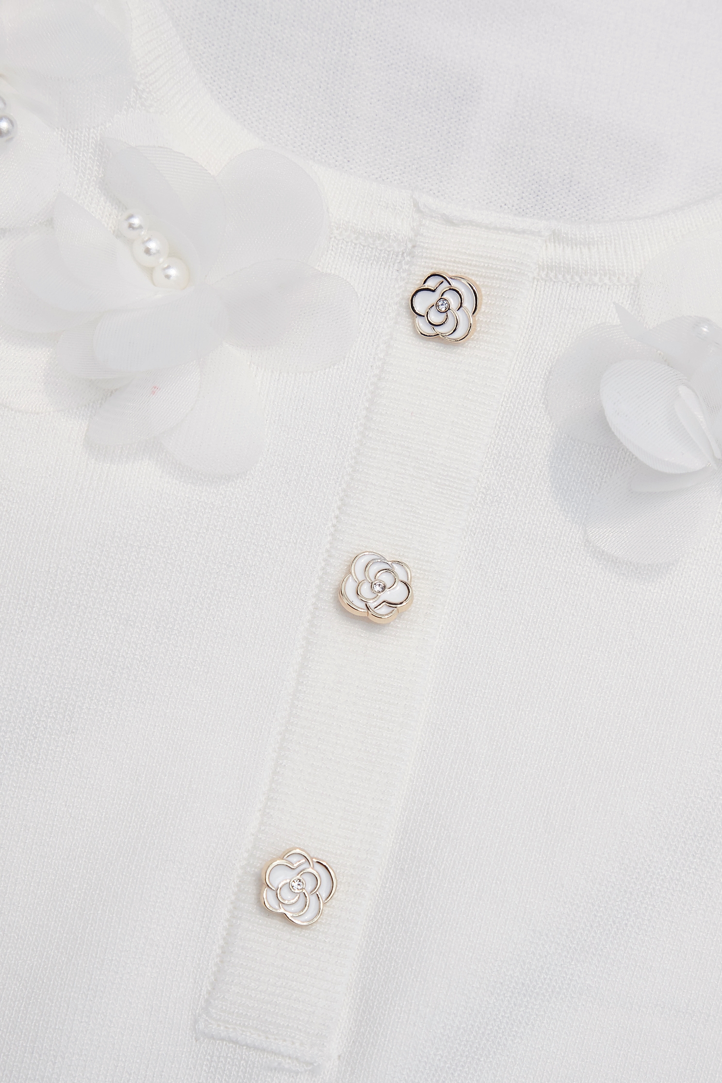 立體壓花袖針織上衣立體壓花袖針織上衣,U領上衣,上班OL穿搭,上衣,春夏穿搭,珍珠,簡約穿搭,約會特輯,花花世界,針織,針織上衣,針織衫,雪紡